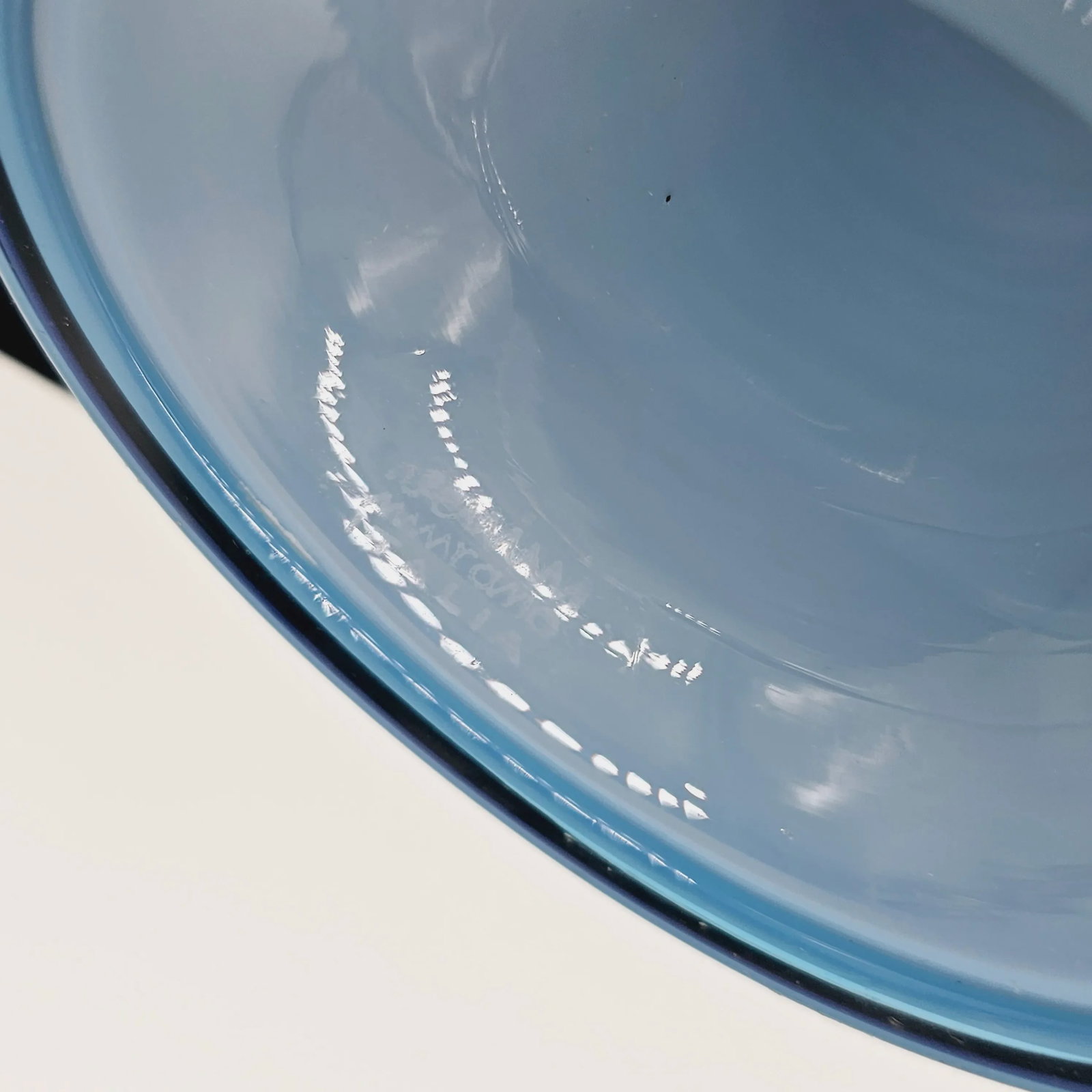 Vintage Venini Murano Glass Footed Saucer - 11