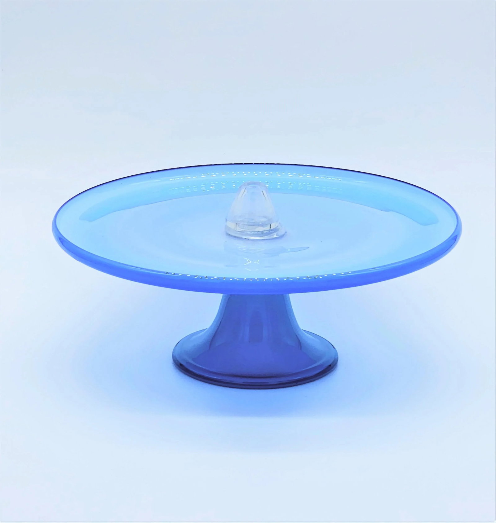 Vintage Venini Murano Glass Footed Saucer - 2