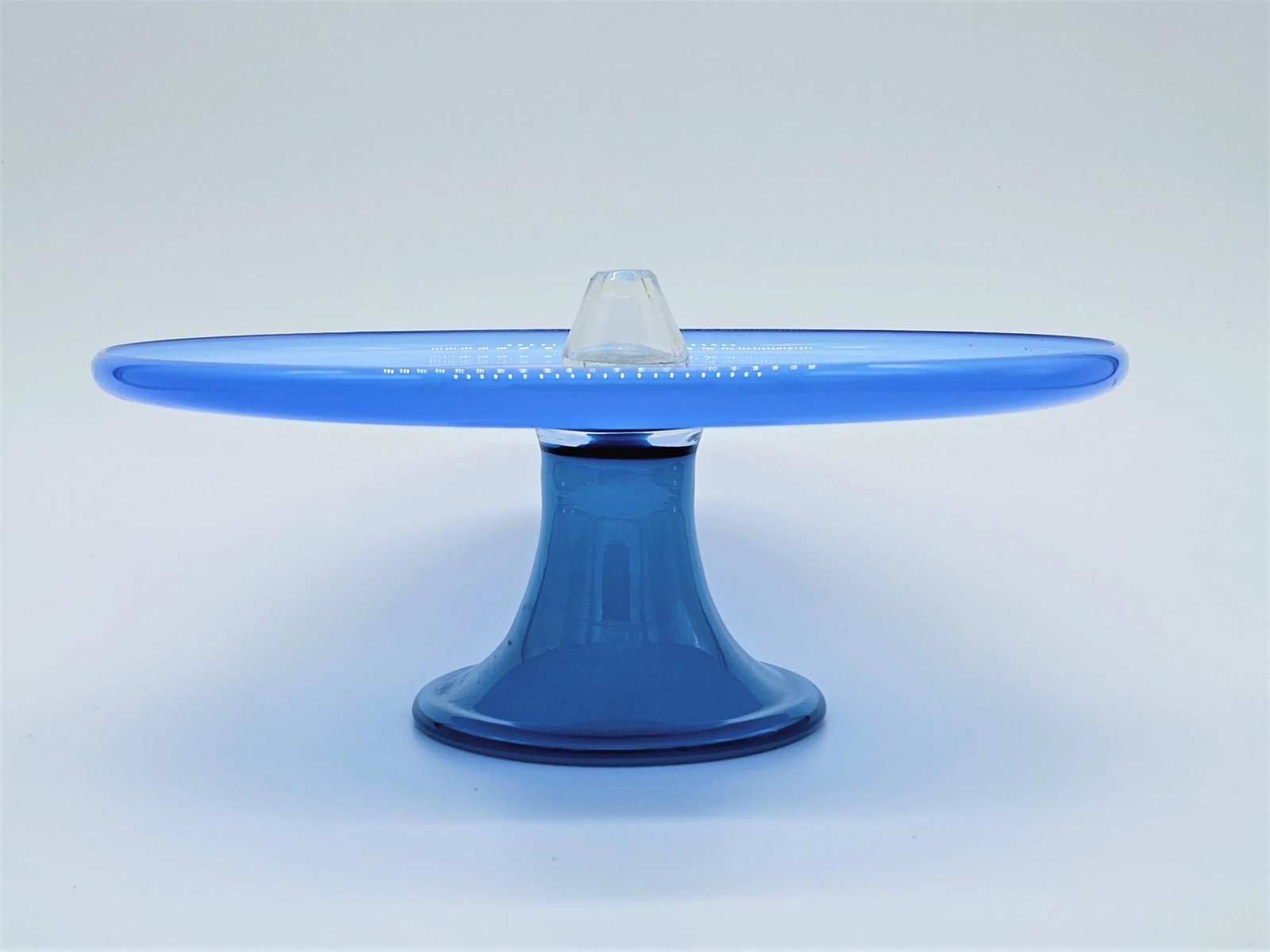 Vintage Venini Murano Glass Footed Saucer - 3