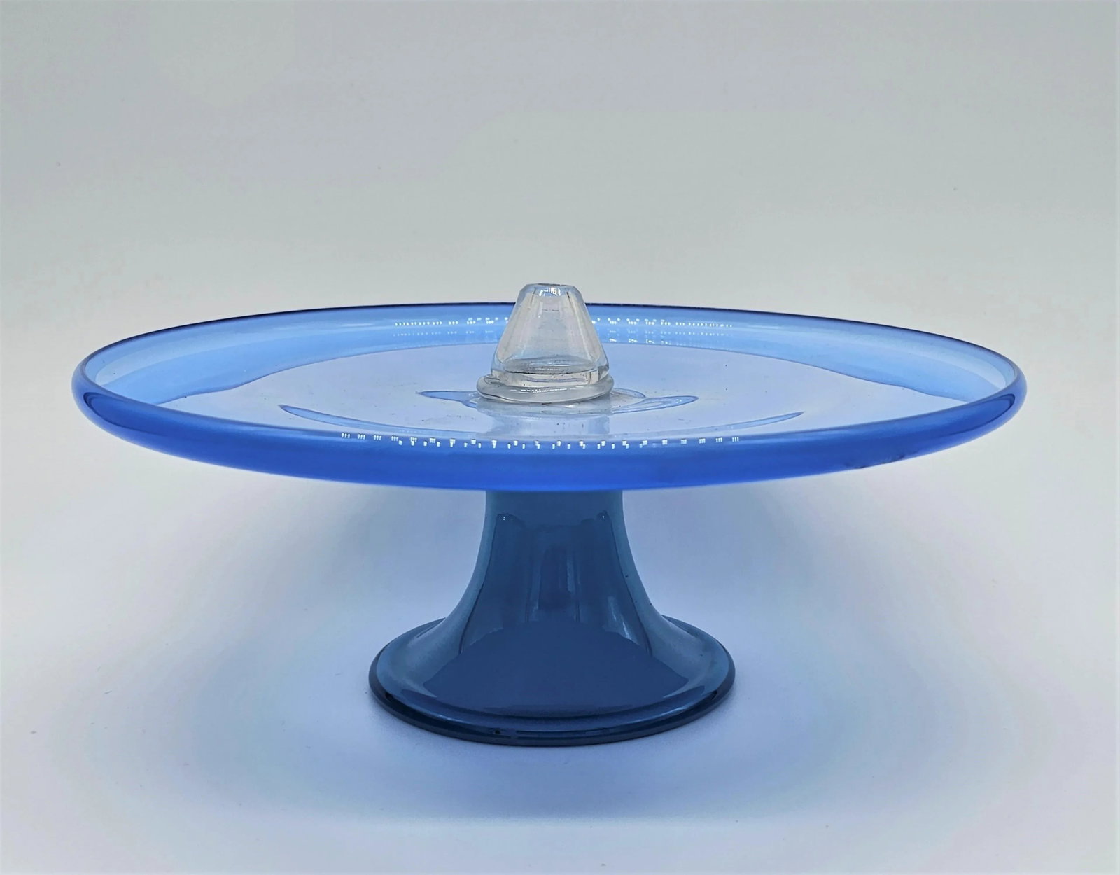 Vintage Venini Murano Glass Footed Saucer - 4