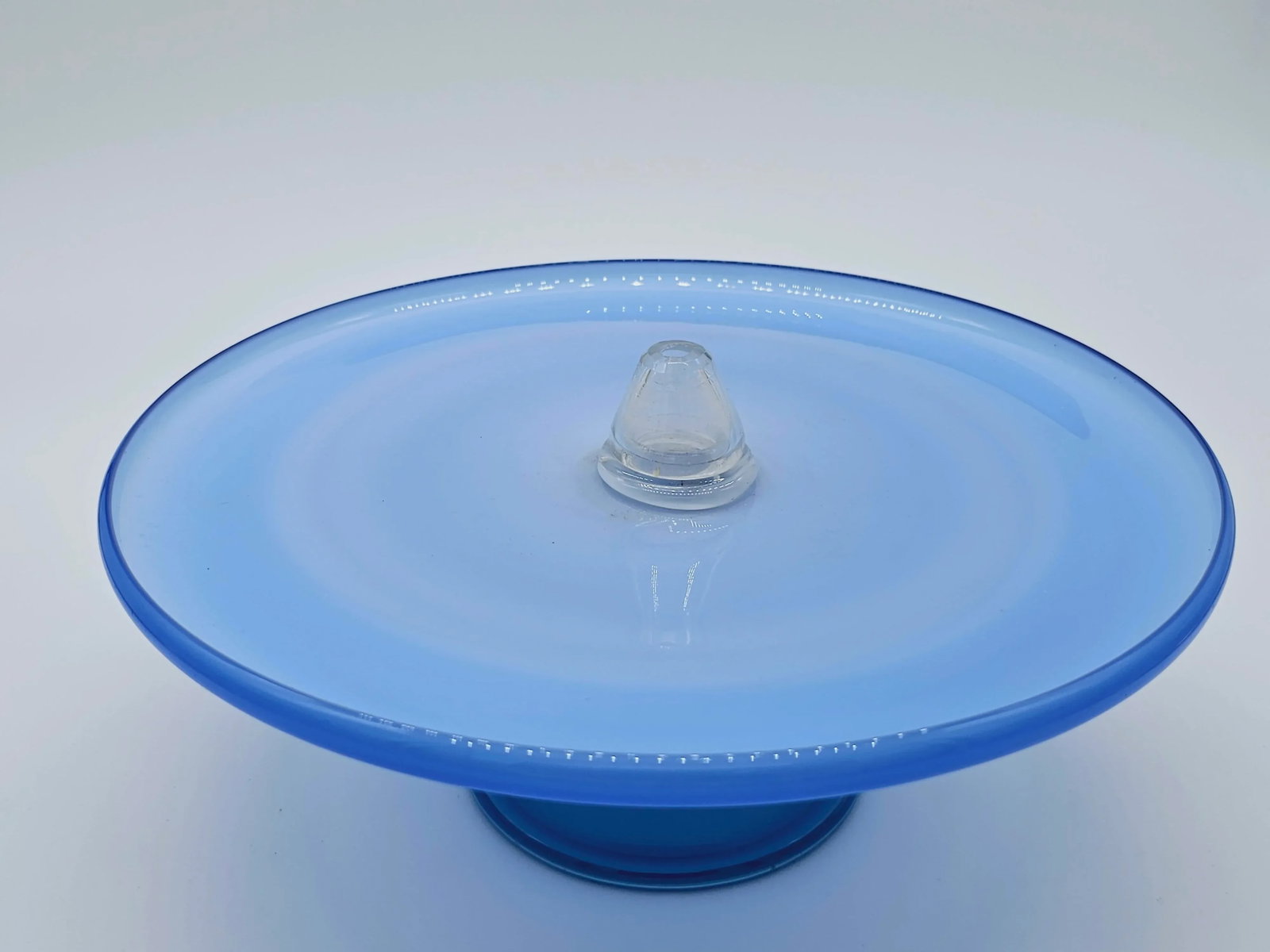 Vintage Venini Murano Glass Footed Saucer - 5