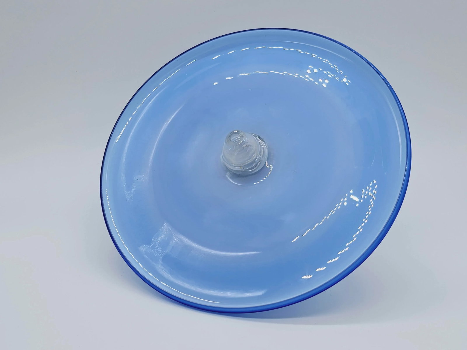 Vintage Venini Murano Glass Footed Saucer - 9