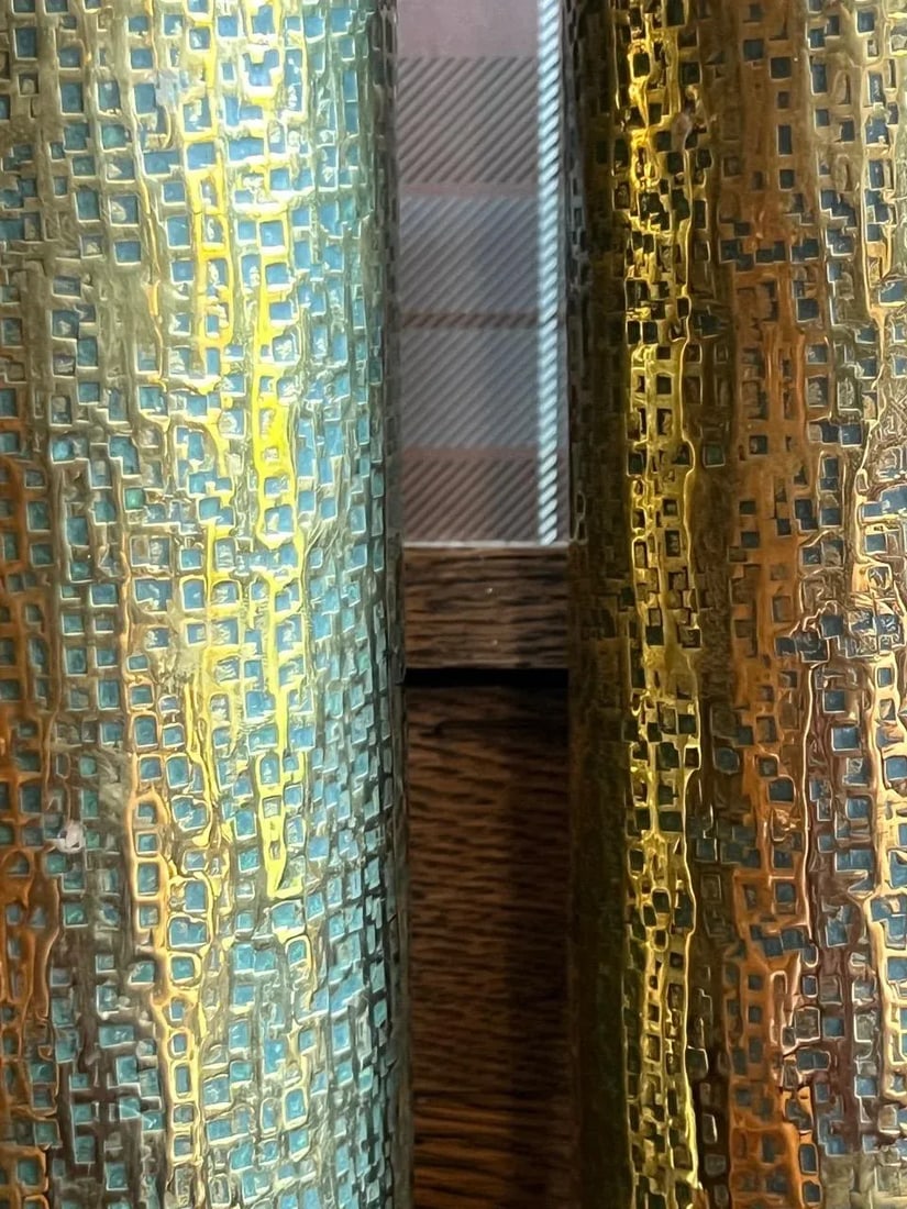 Pair of Early 20th Century Trench Artillery Shell Art Vases - 2