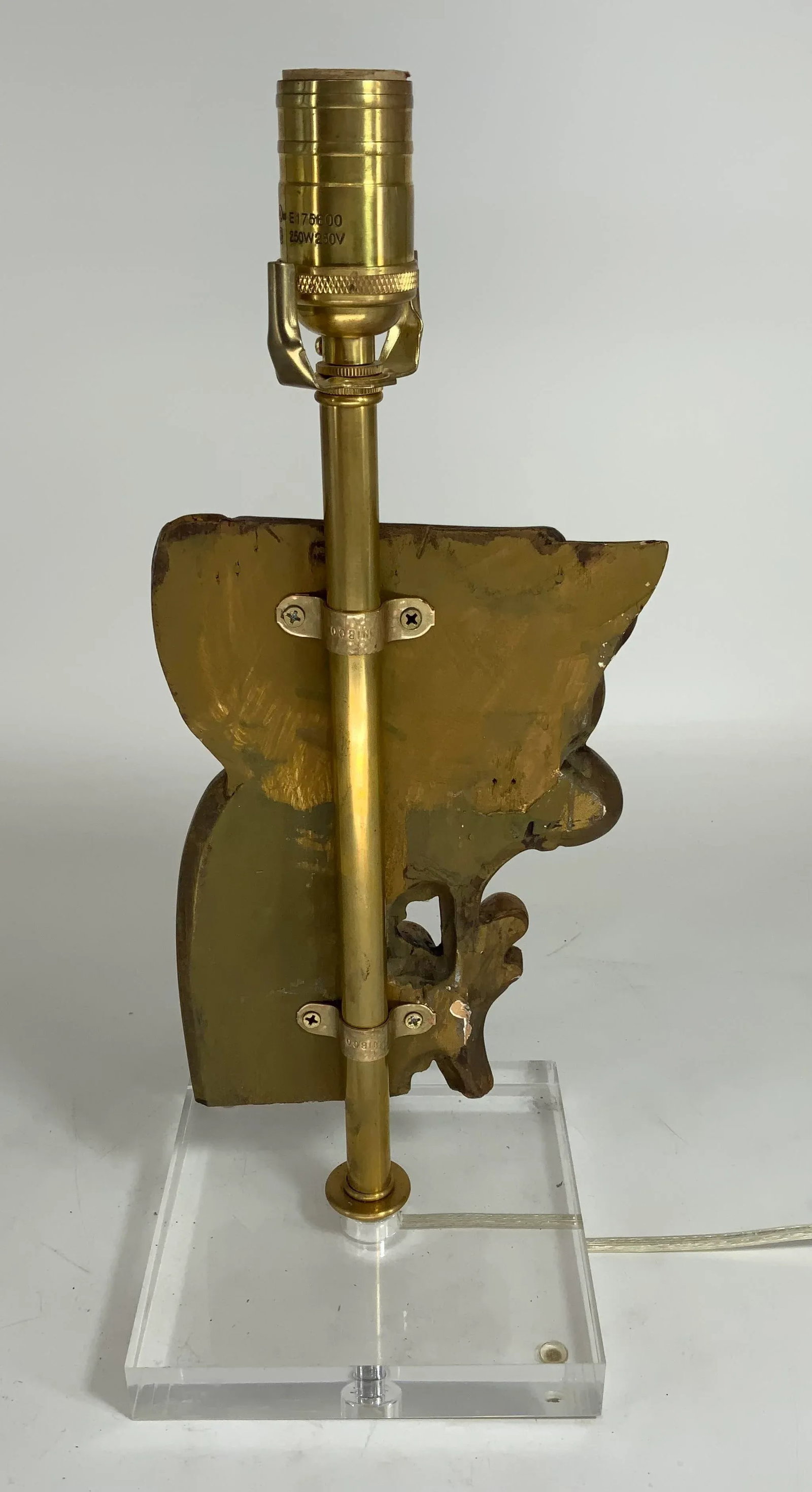 Antique European Carving Fragment Lamp - 5