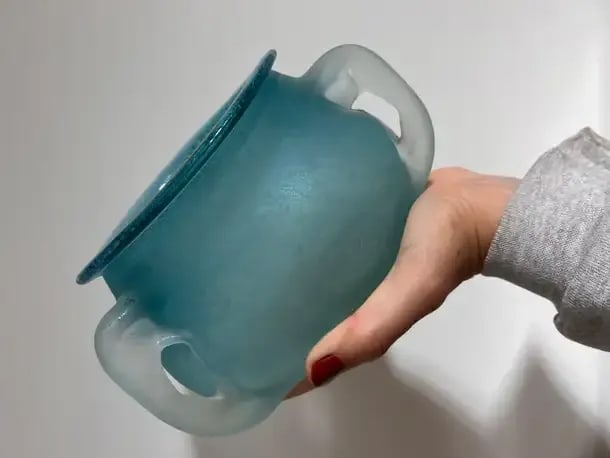 Hand Blown Art Glass Bowl by Andriy Petrovskyi, Late 20th Century - 10