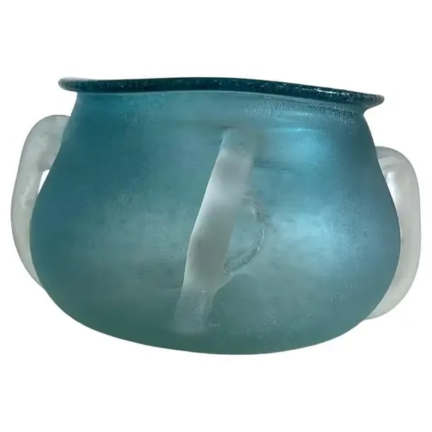 Hand Blown Art Glass Bowl by Andriy Petrovskyi, Late 20th Century - 13