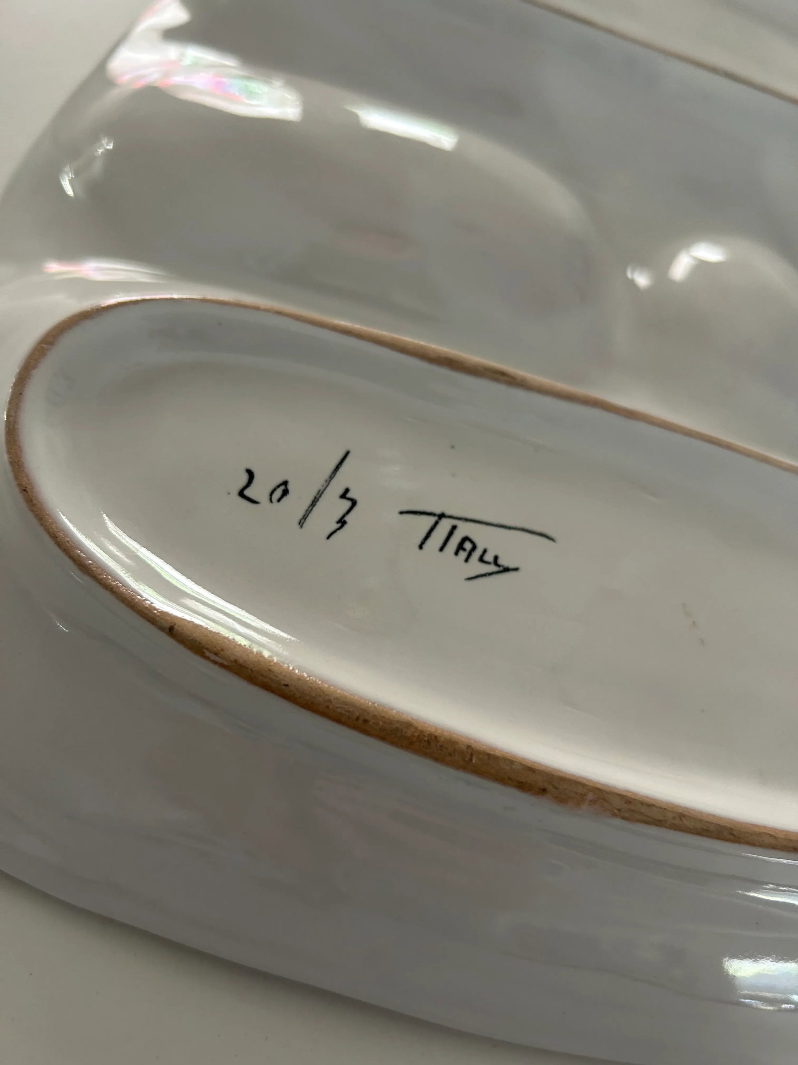1960s Ceramic Mancioli Serving Platters, Made in Montelupo, Italy- Set of 3 - 11