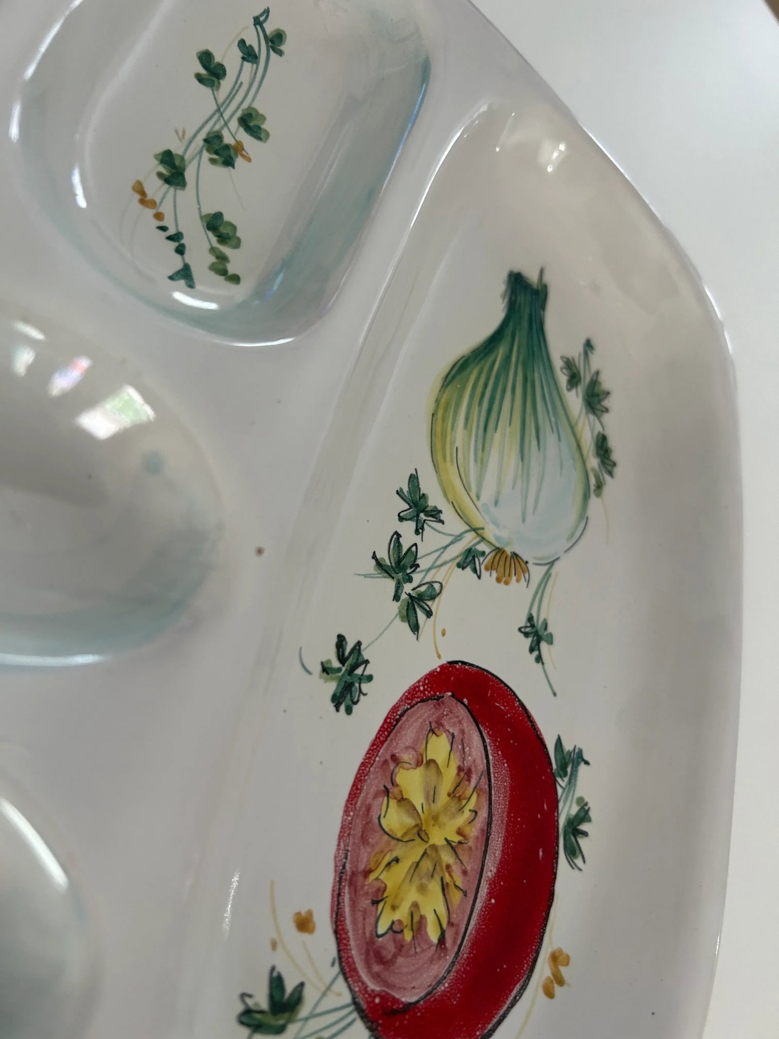 1960s Ceramic Mancioli Serving Platters, Made in Montelupo, Italy- Set of 3 - 8