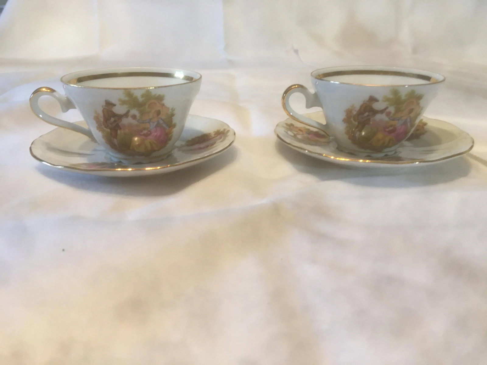 1960s Bayreuth Gloria Fine Porcelain Tea Set Bavaria Handwork Bayreuth- 10 Pieces - 2