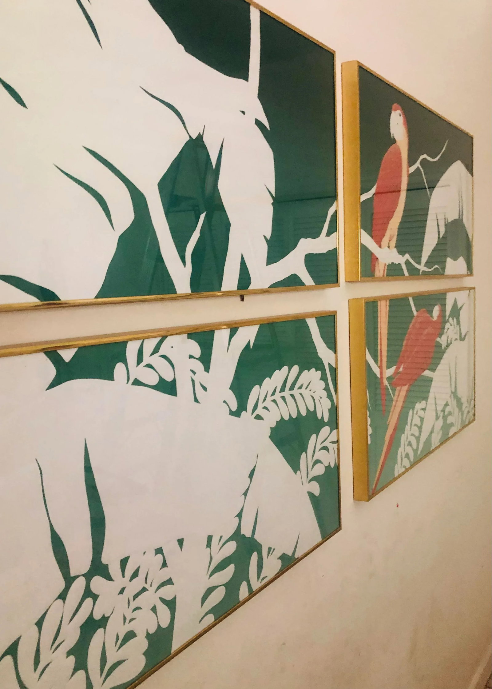 Warren Woodward Signed Serigraph "Paradaise"- Framed Set of Four - 5