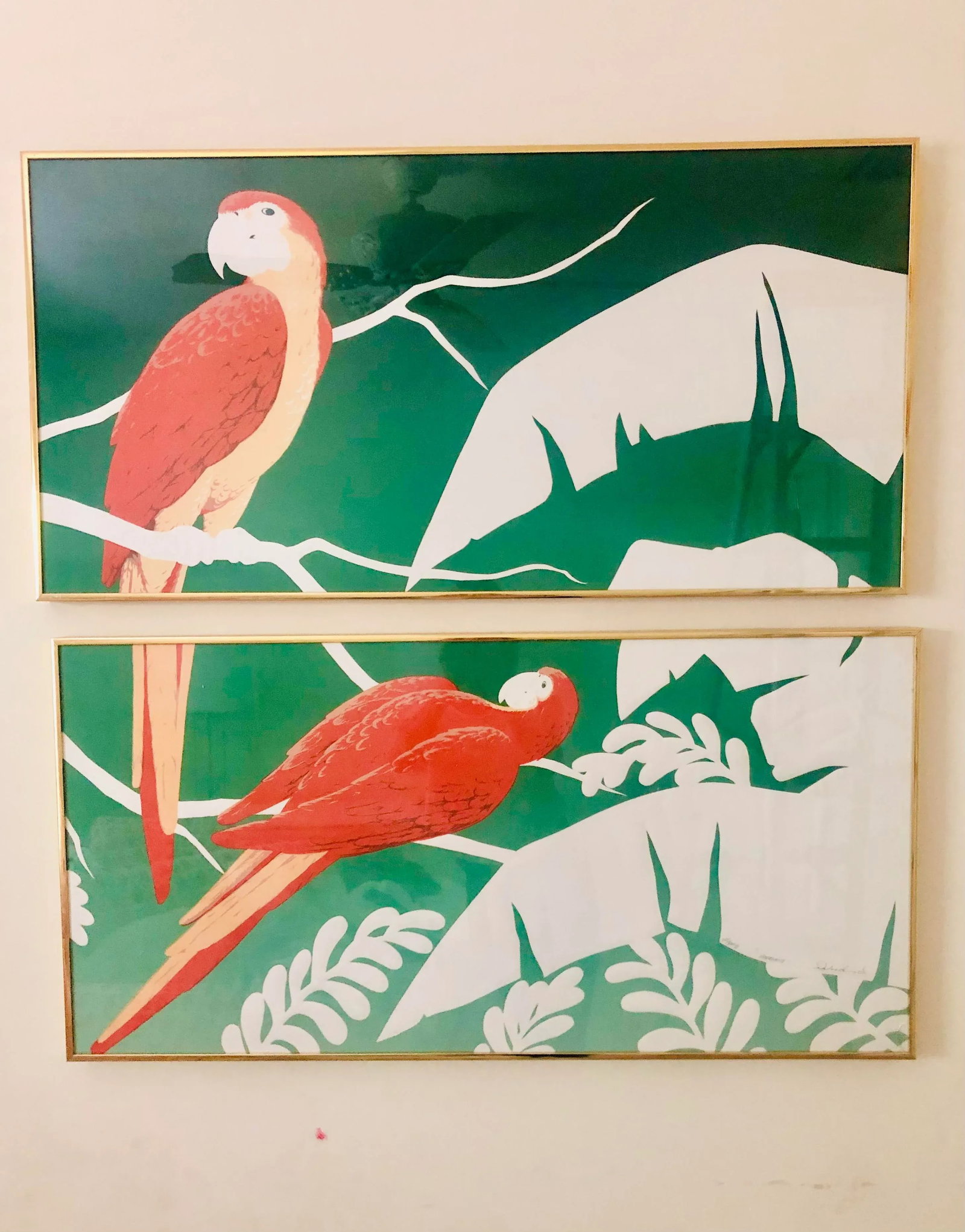 Warren Woodward Signed Serigraph "Paradaise"- Framed Set of Four - 7