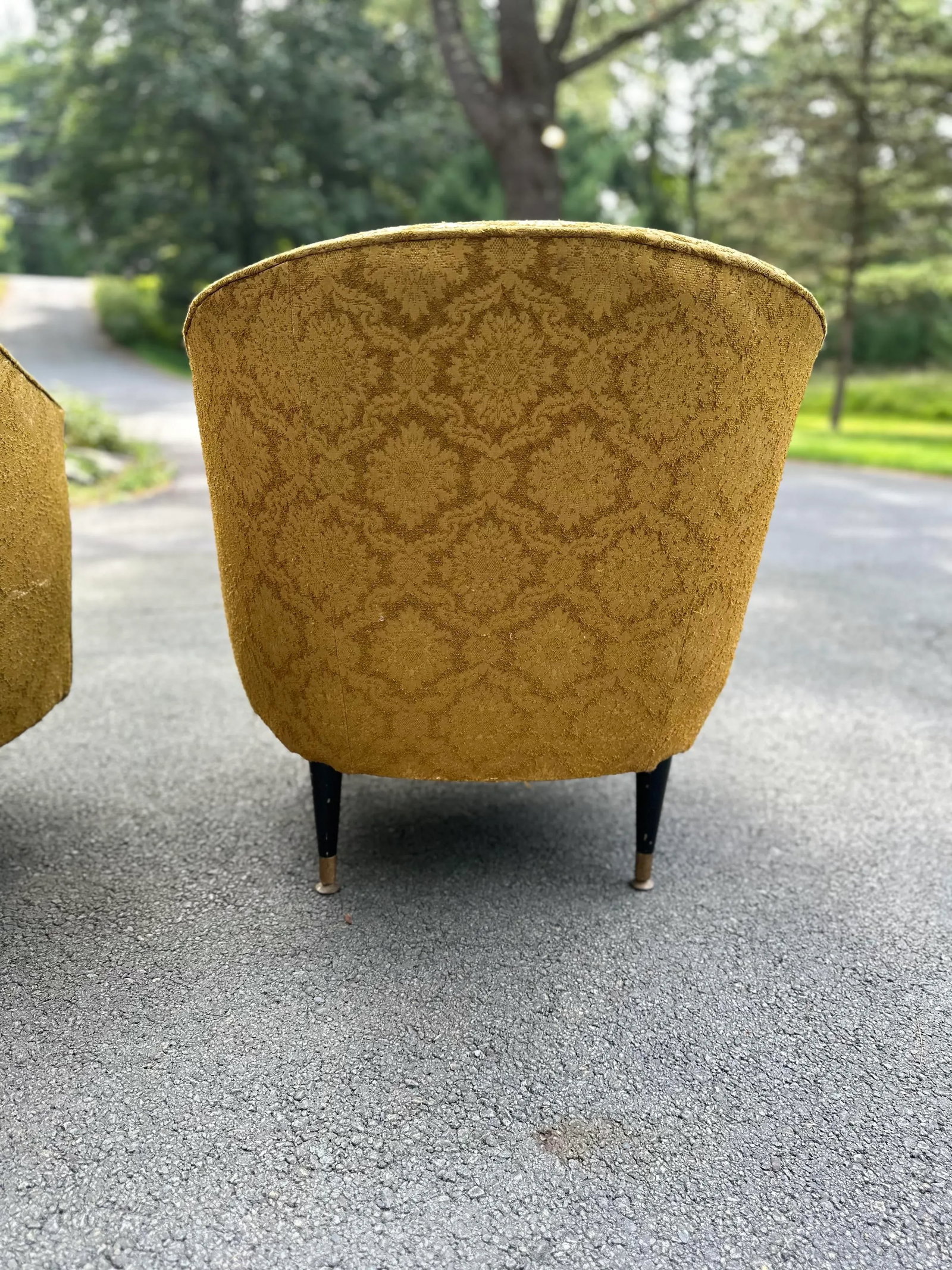 Mid 20th Century Mid-Century Art Deco Barrel Chair - 3
