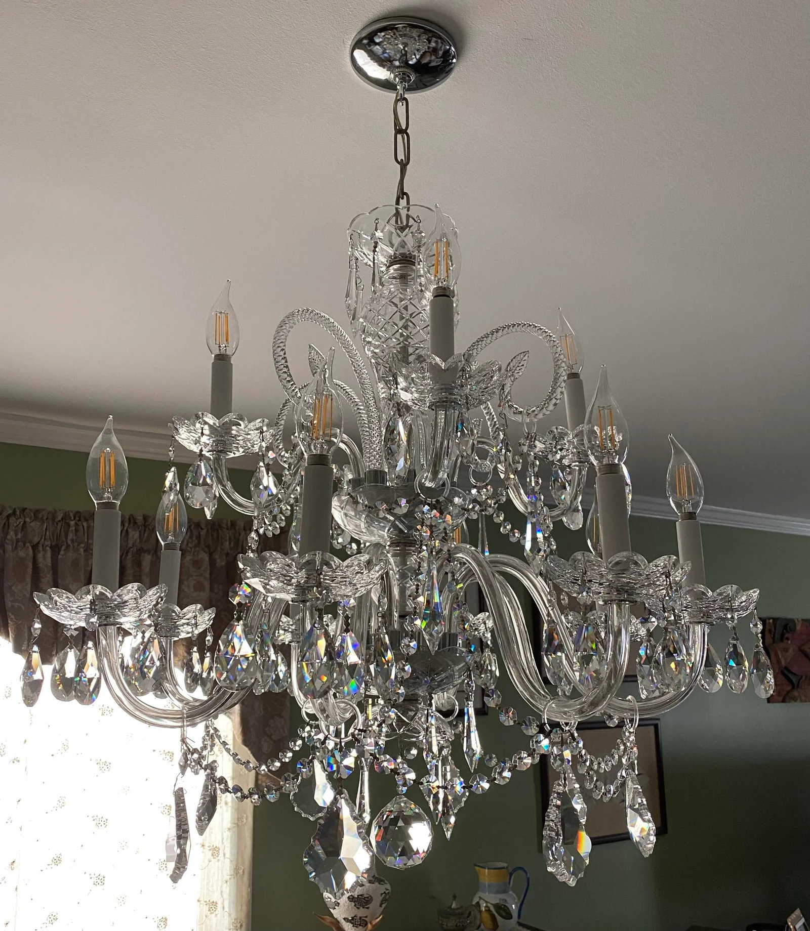 1990s Strass Crystal Chandelier - 12