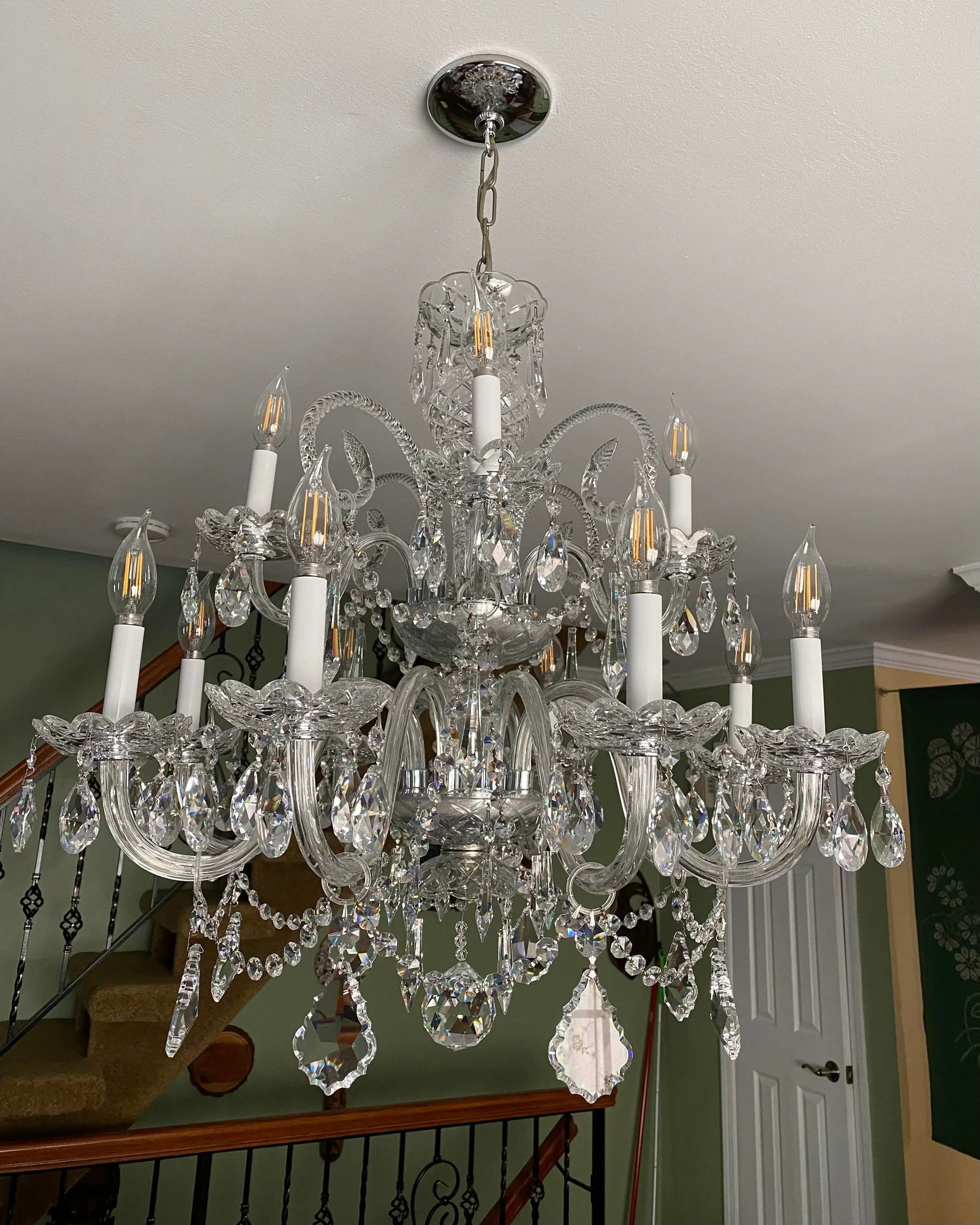 1990s Strass Crystal Chandelier - 13