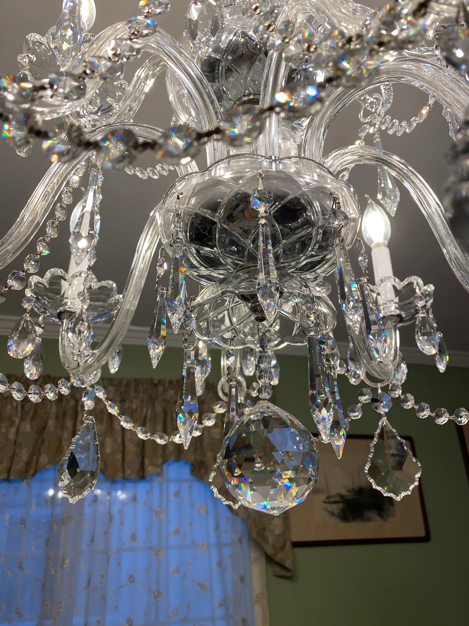 1990s Strass Crystal Chandelier - 3