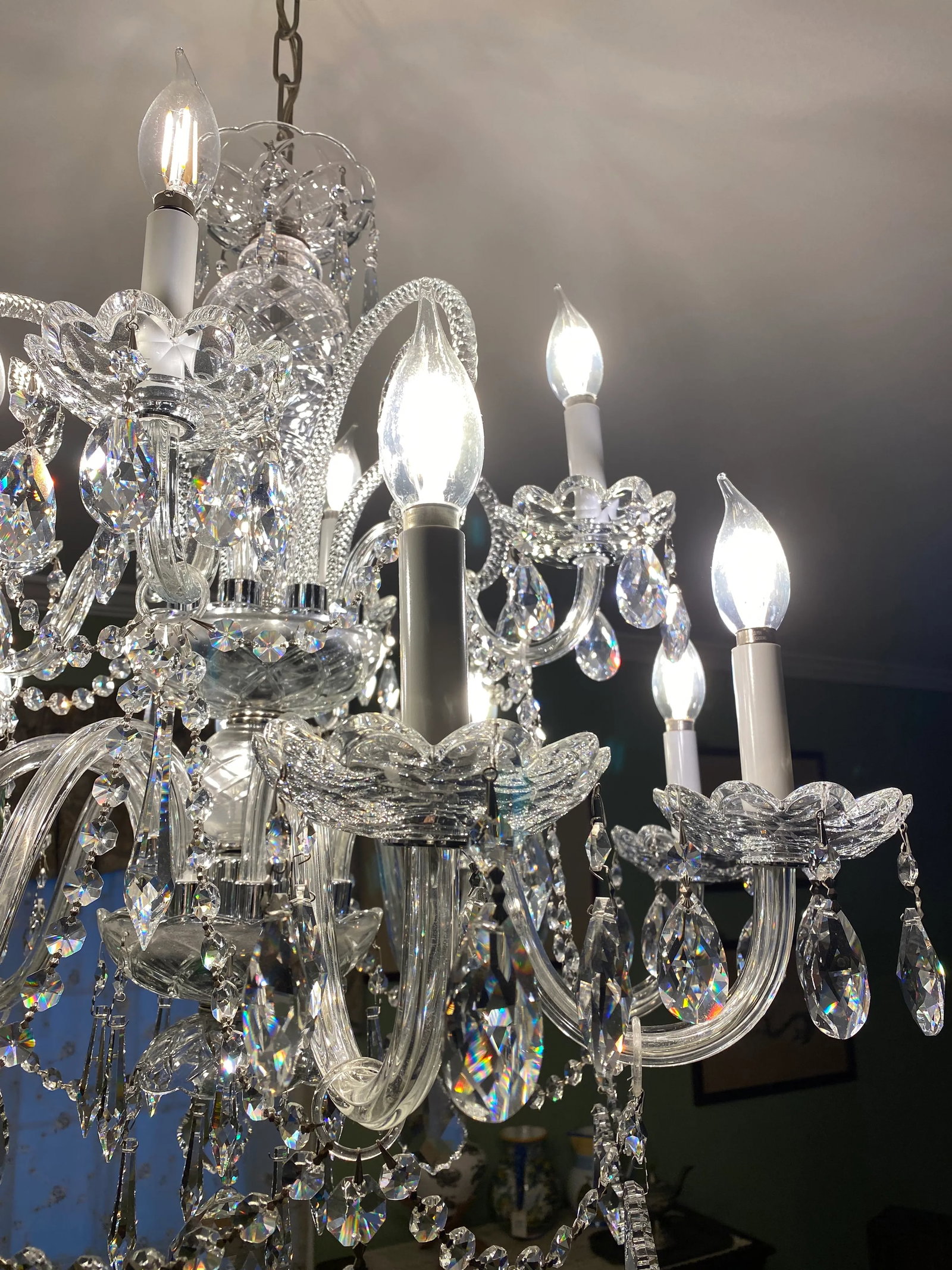 1990s Strass Crystal Chandelier - 6