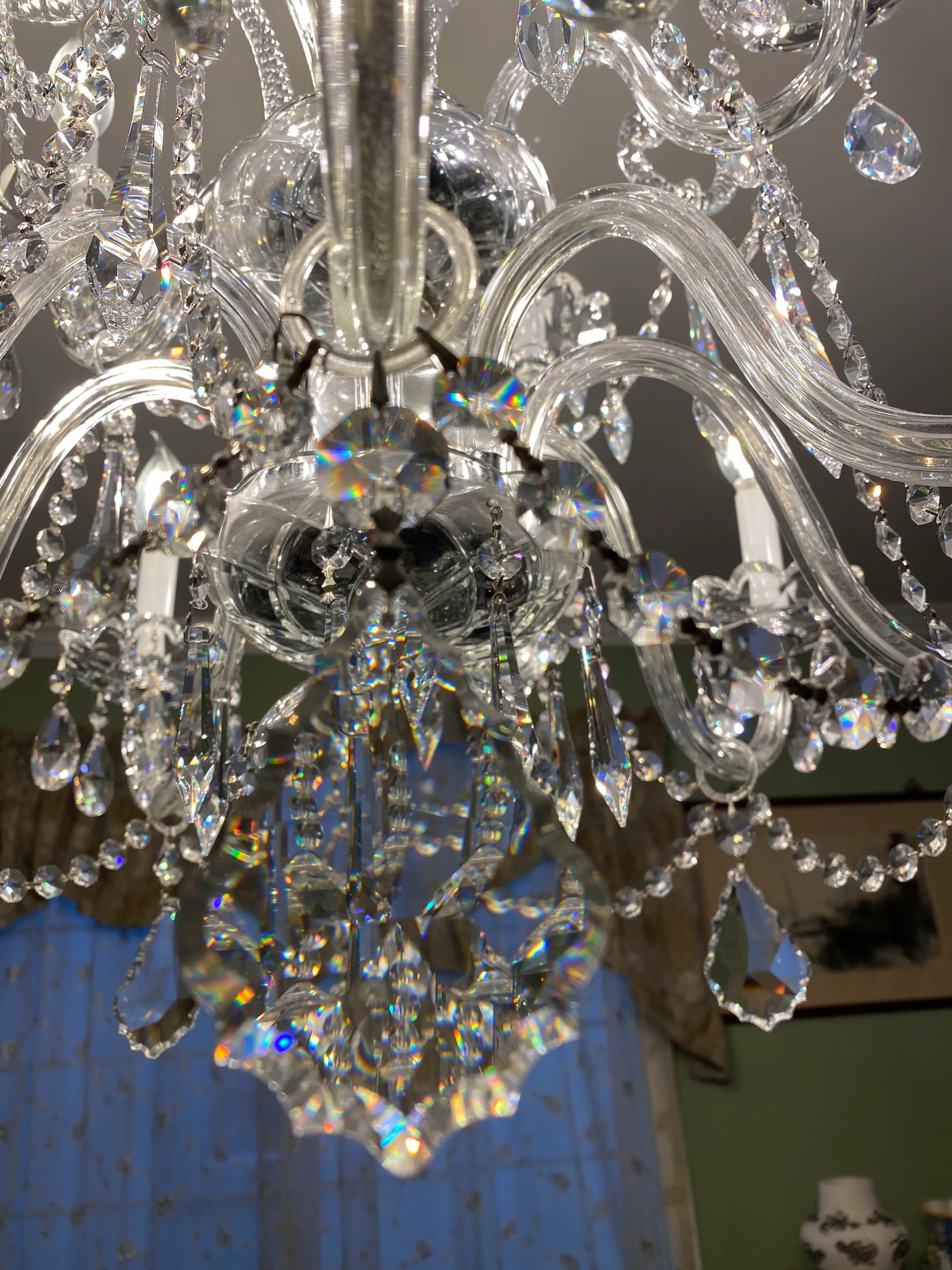 1990s Strass Crystal Chandelier - 8