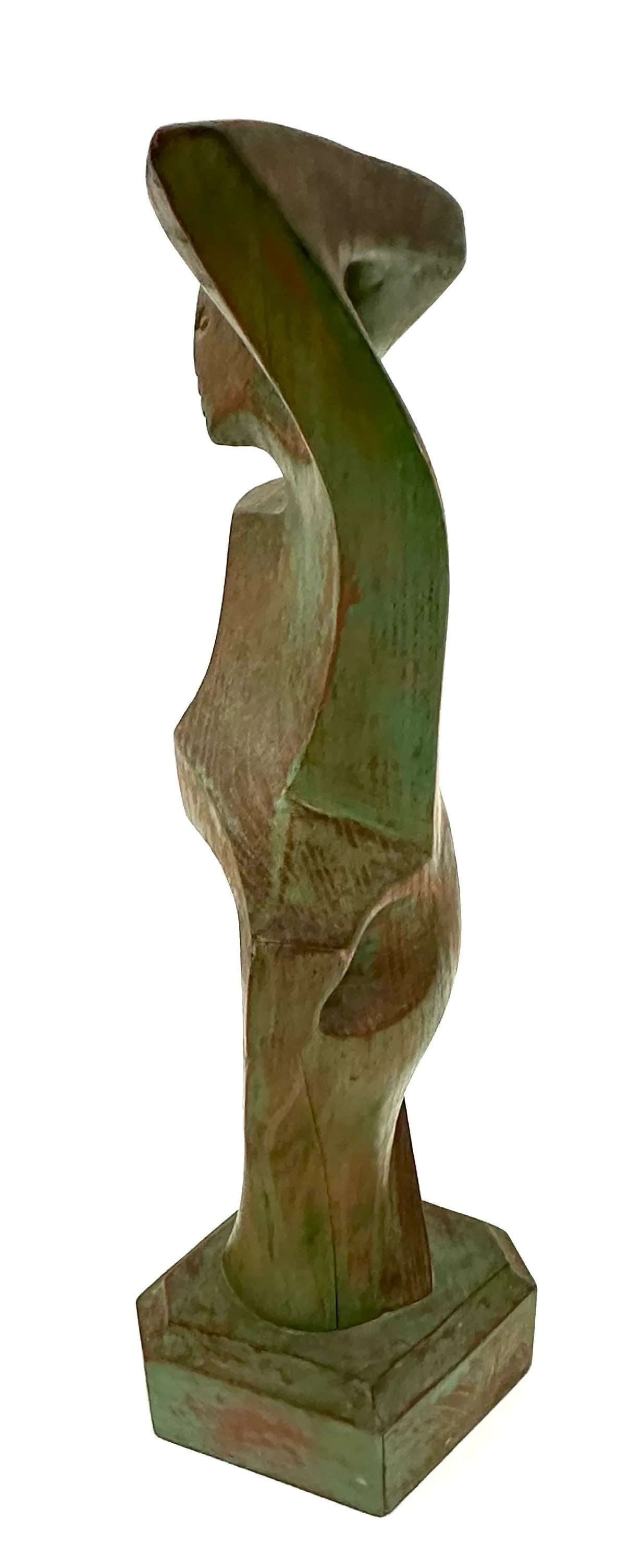 Mid-Century Modern 1950s Figural Sculpture Signed - 2