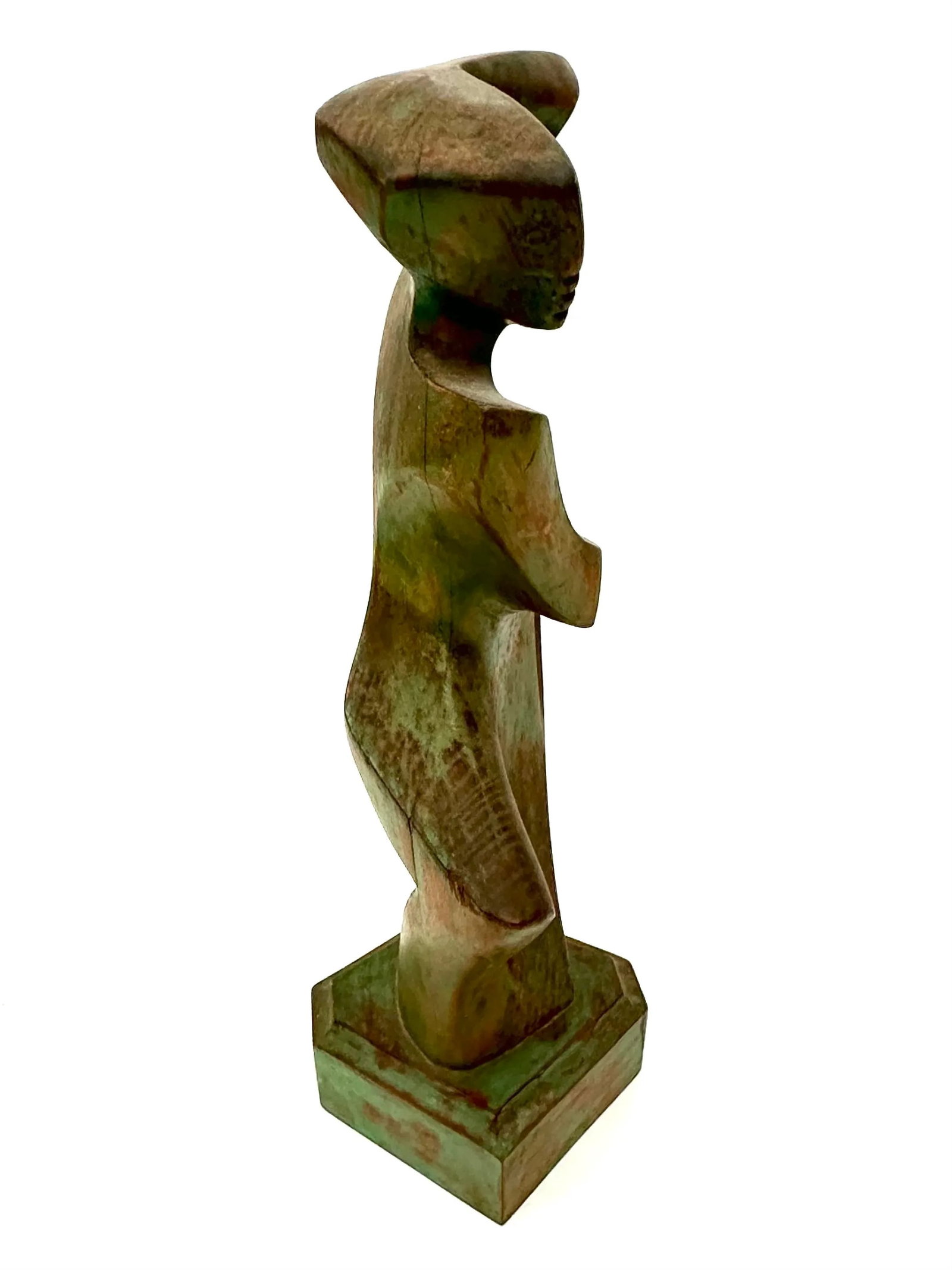 Mid-Century Modern 1950s Figural Sculpture Signed - 5