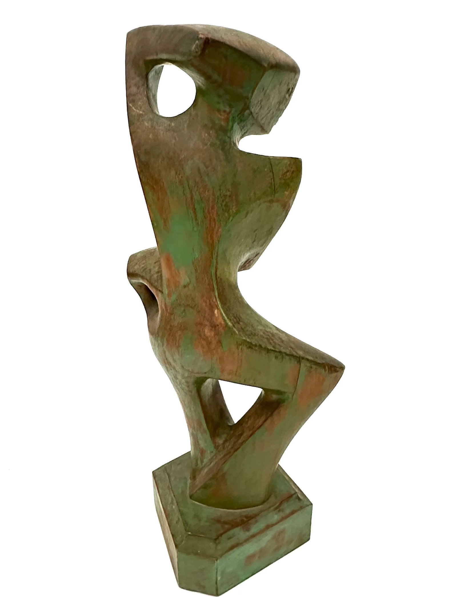 Mid-Century Modern 1950s Figural Sculpture Signed - 6