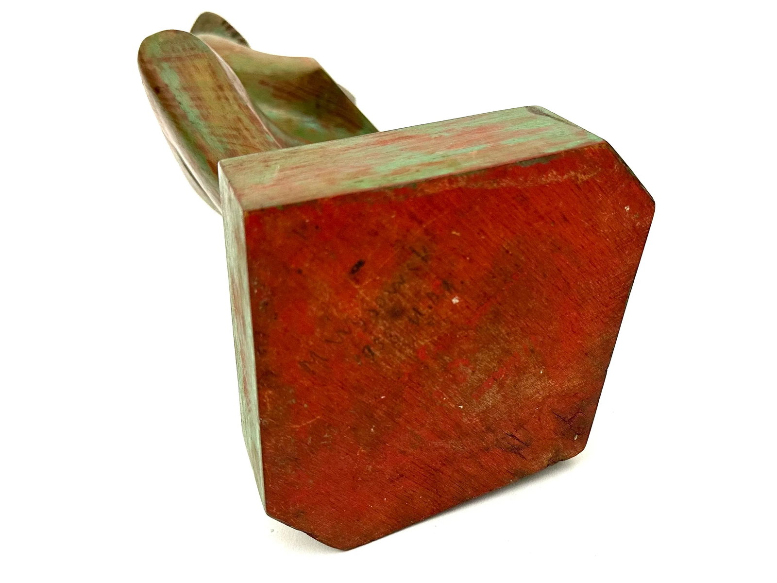 Mid-Century Modern 1950s Figural Sculpture Signed - 7