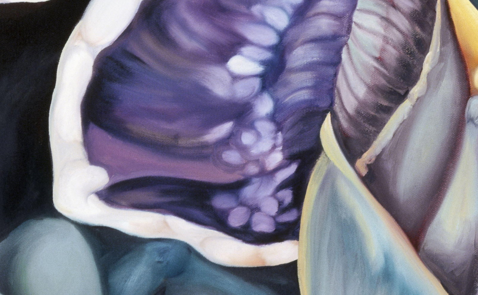2000s "Zebra Iris" Large Gallery Wrapped Oil Painting by Judith Moore - 8