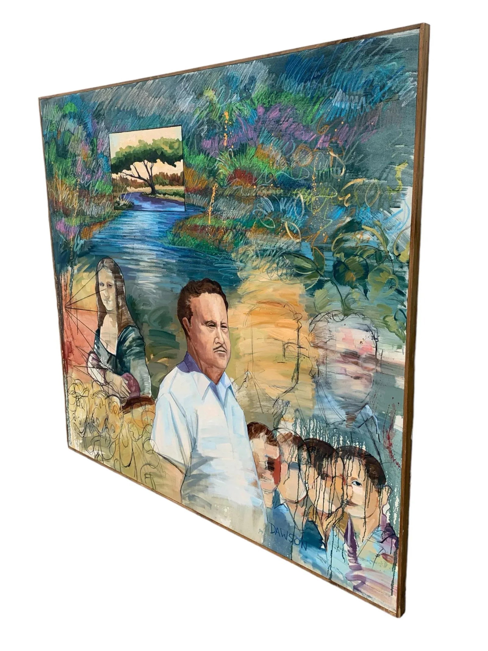 Large Scale Surrealist Painting on Canvas - 3