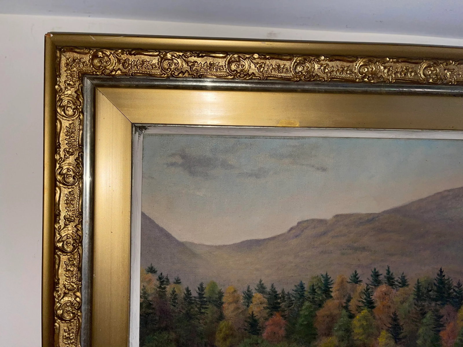 Early 20th Century Mountain Landscape Painting , Oil on Canvas, Attributed to Frederick Stymetz Lamb - 10