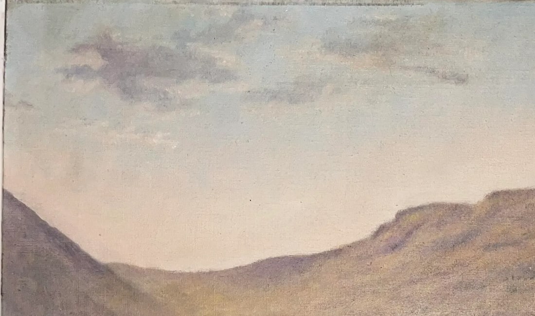 Early 20th Century Mountain Landscape Painting , Oil on Canvas, Attributed to Frederick Stymetz Lamb - 8