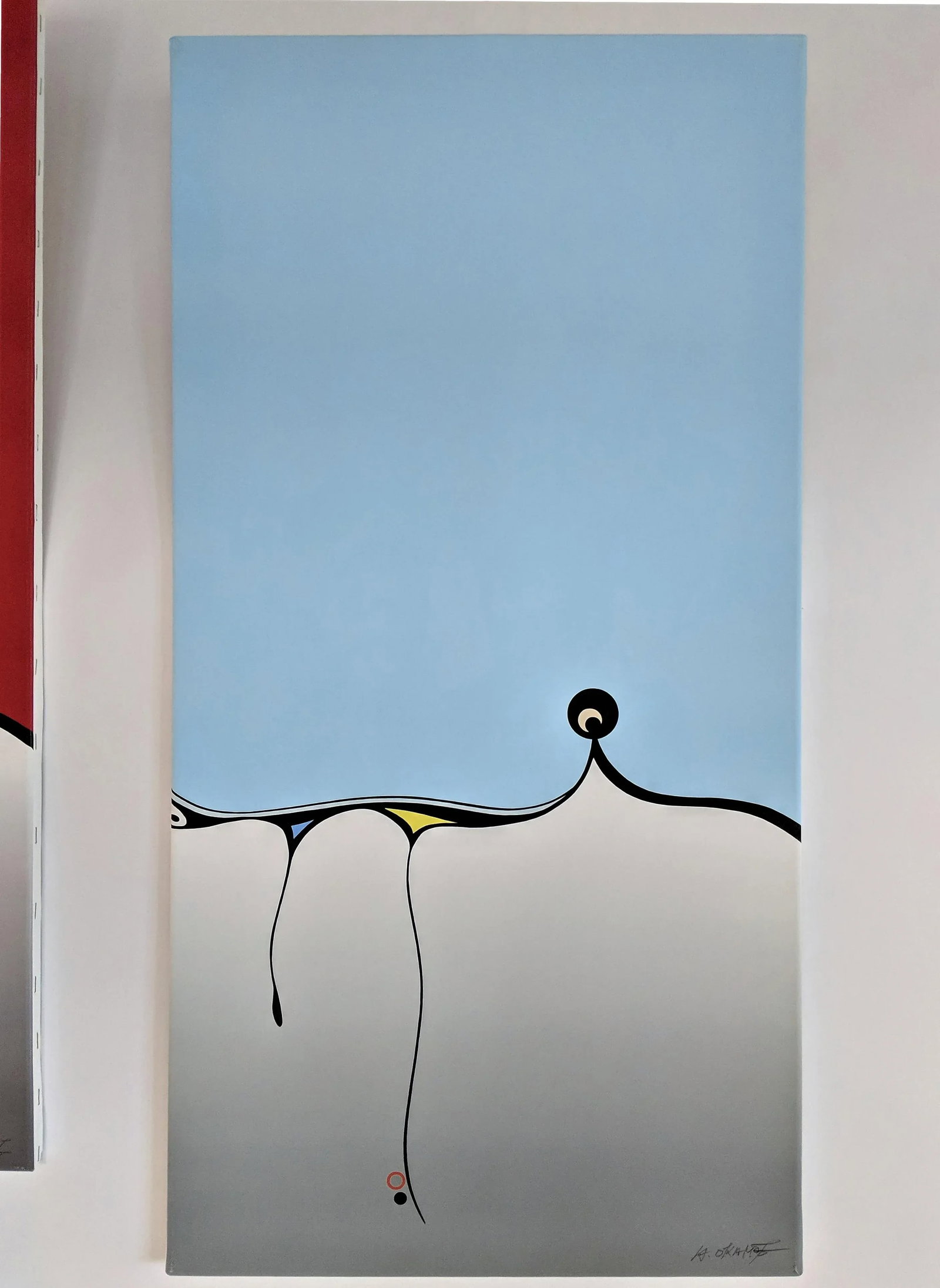 Atsuko Okamoto Abstract Serigraph A. P. Signed "Espana 4 Tranquility" - "Espana 4 Passion" - A Pair - 5