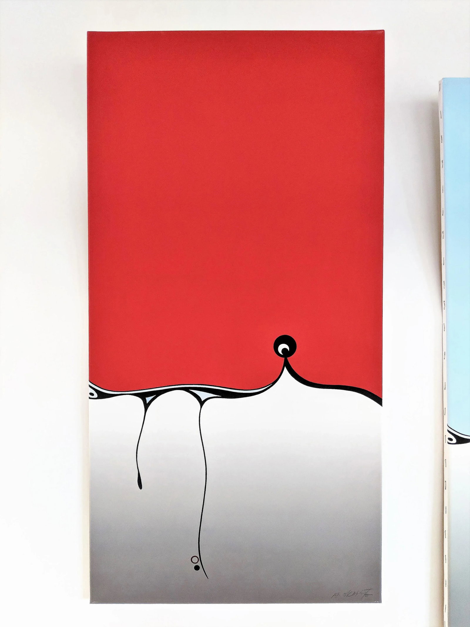 Atsuko Okamoto Abstract Serigraph A. P. Signed "Espana 4 Tranquility" - "Espana 4 Passion" - A Pair - 6