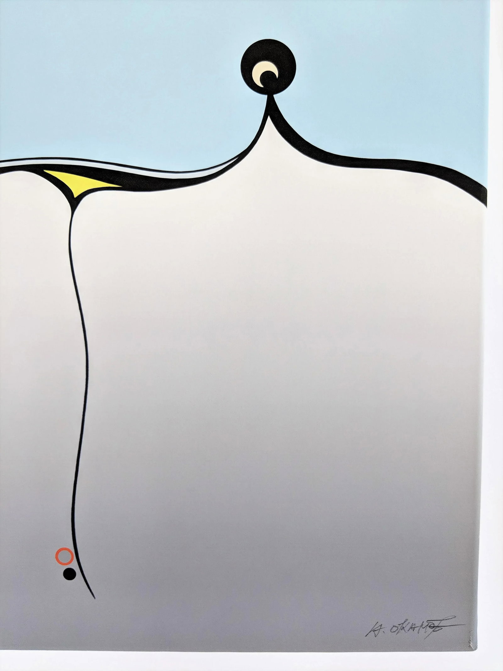 Atsuko Okamoto Abstract Serigraph A. P. Signed "Espana 4 Tranquility" - "Espana 4 Passion" - A Pair - 7