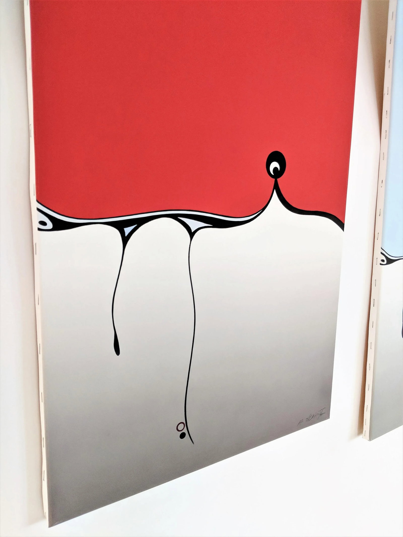 Atsuko Okamoto Abstract Serigraph A. P. Signed "Espana 4 Tranquility" - "Espana 4 Passion" - A Pair - 9