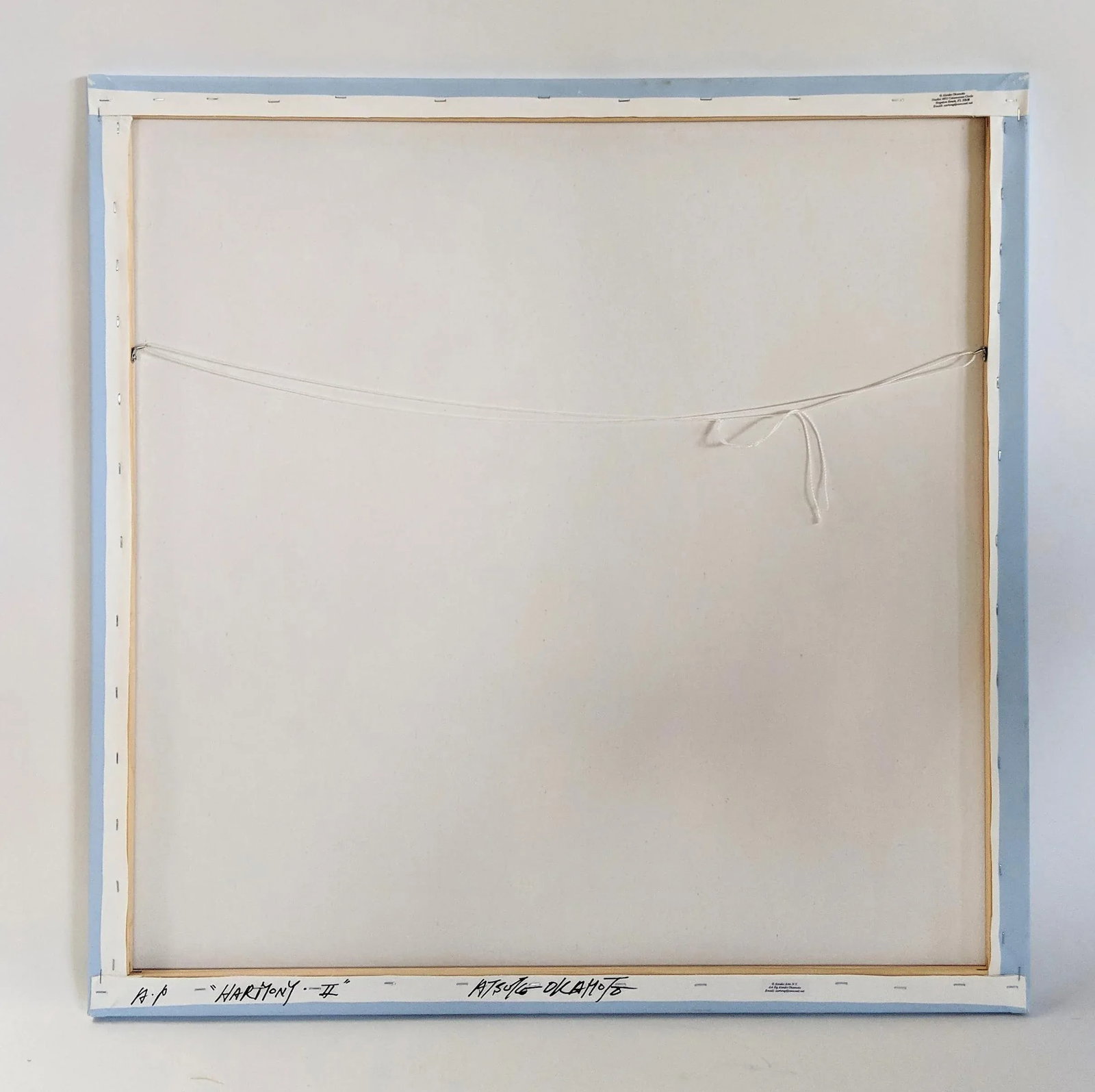Atsuko Okamoto Abstract Serigraph A. P. "Harmony 2 " Signed on Canvas - 3