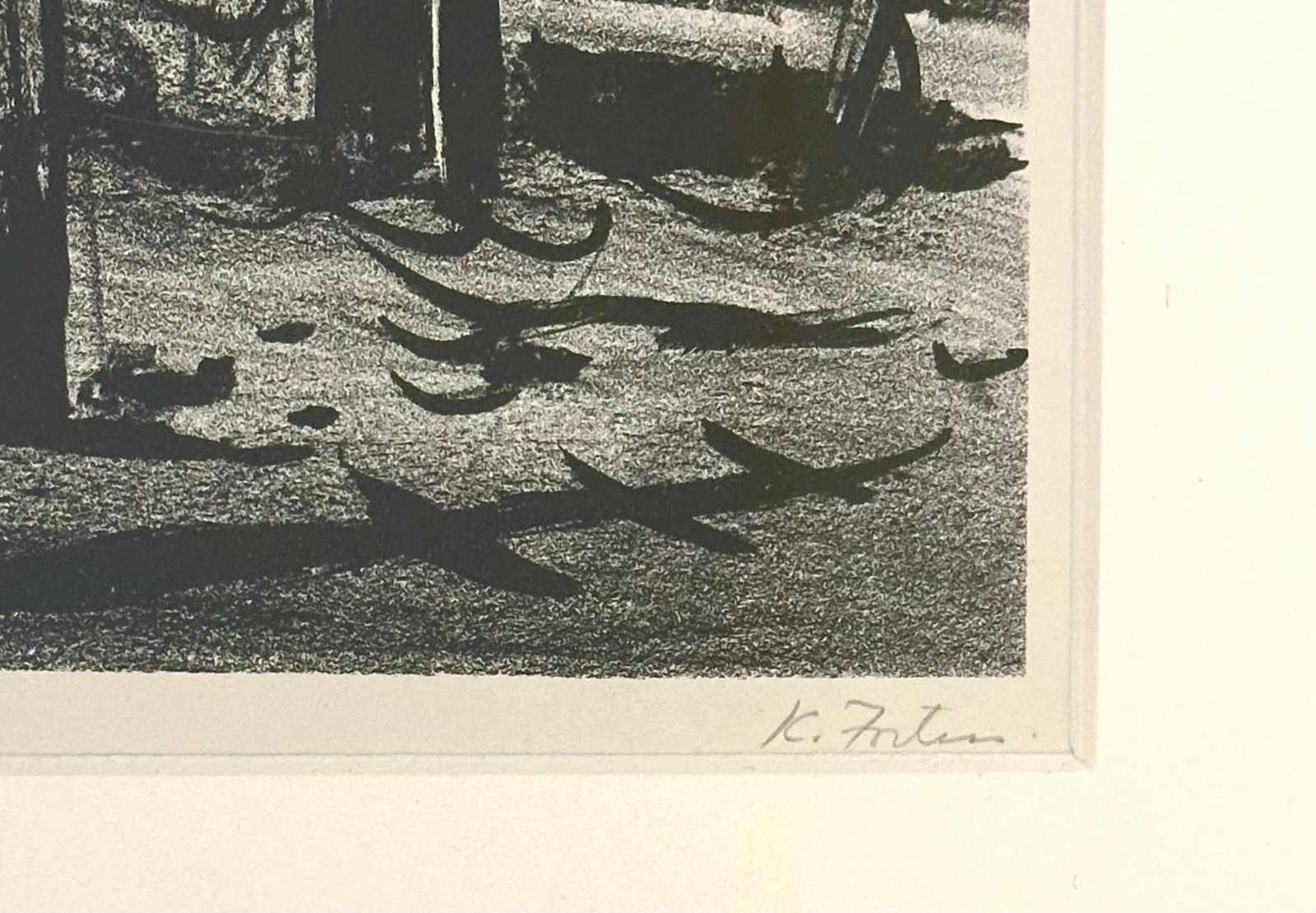 Karl Fortess 1909-1993 Original Lithograph Signed and Numbered, Framed - 3