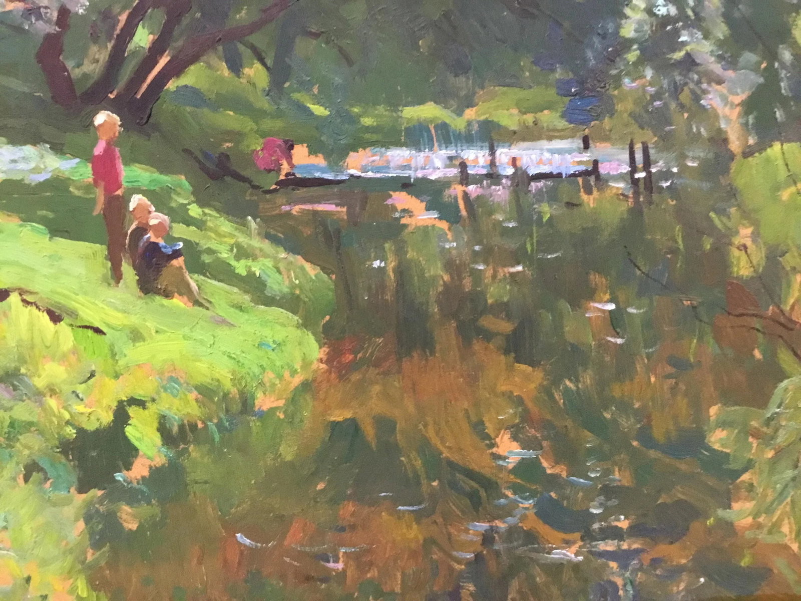 1990s Impressionist Oil Painting on Board by Piotr Ivanovich Kostinski - 10