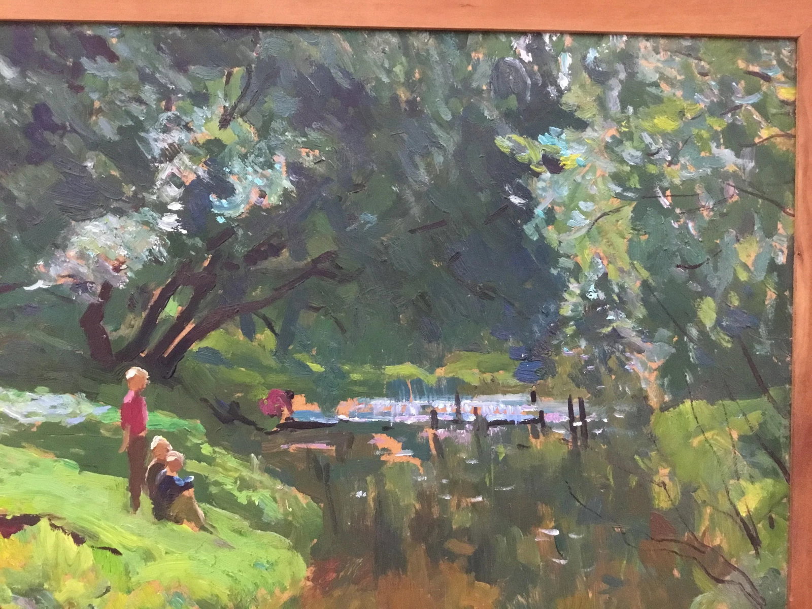 1990s Impressionist Oil Painting on Board by Piotr Ivanovich Kostinski - 4