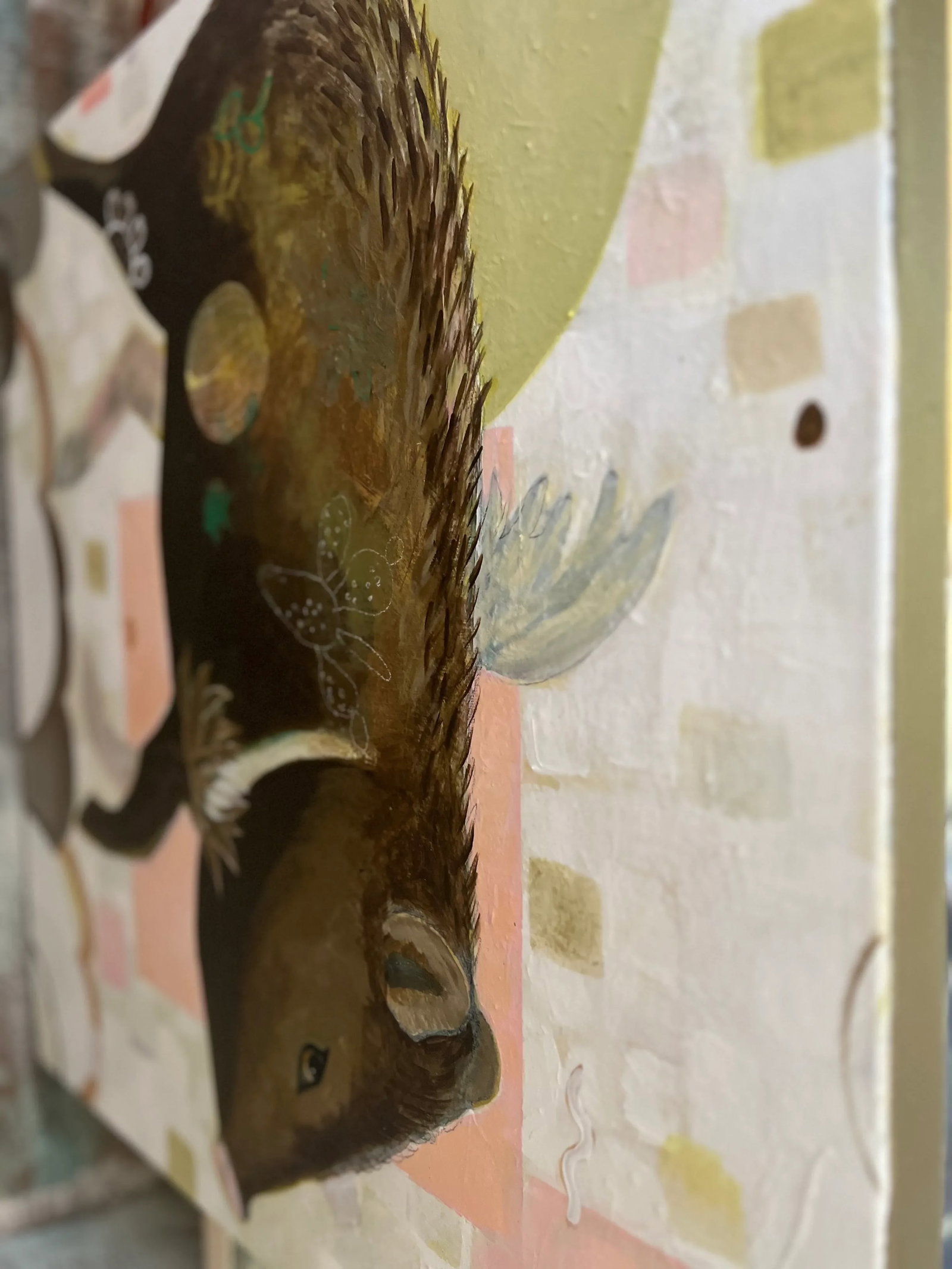 Javelina Angel 1 an Original Painting - 3