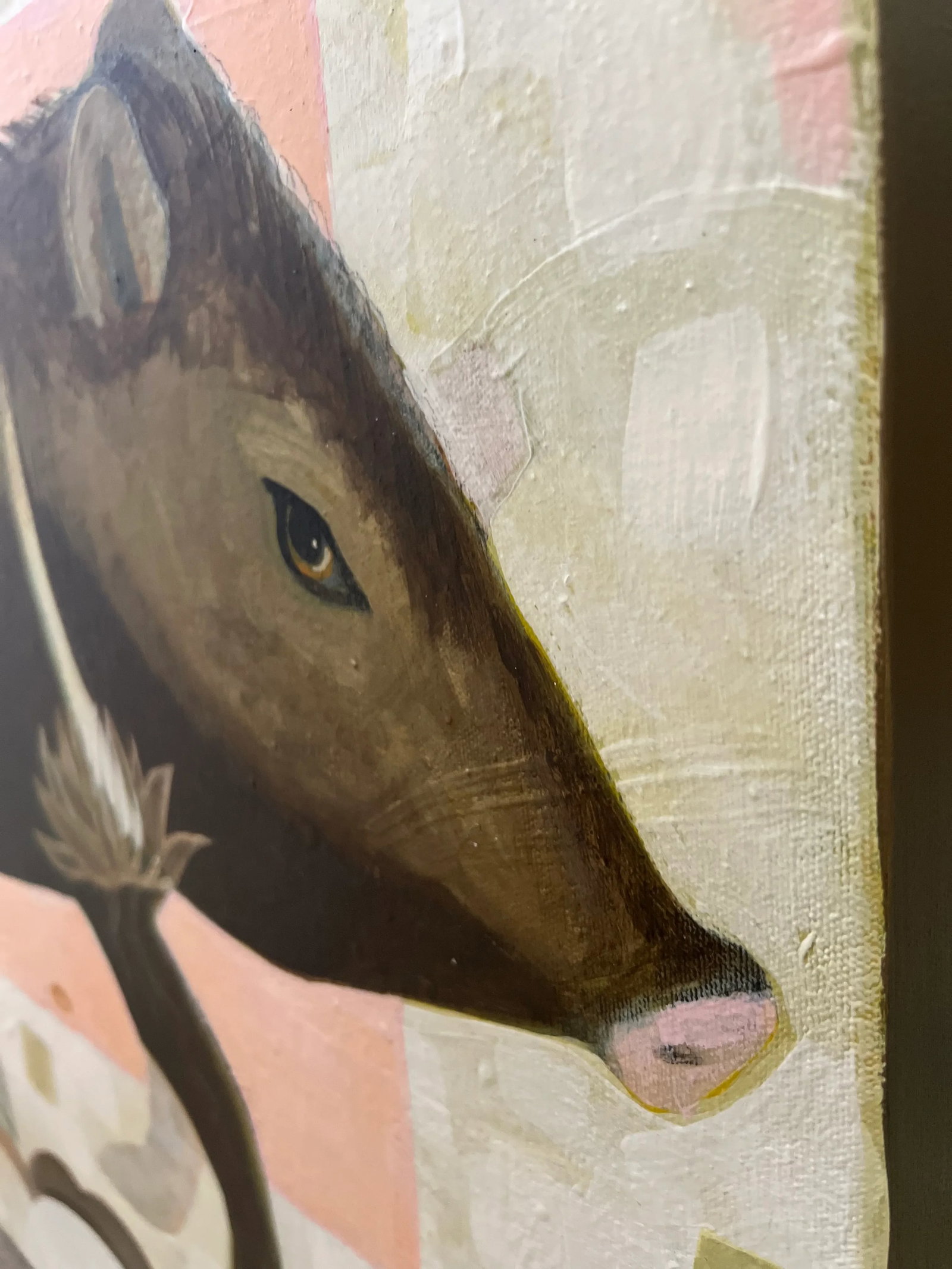 Javelina Angel 1 an Original Painting - 4