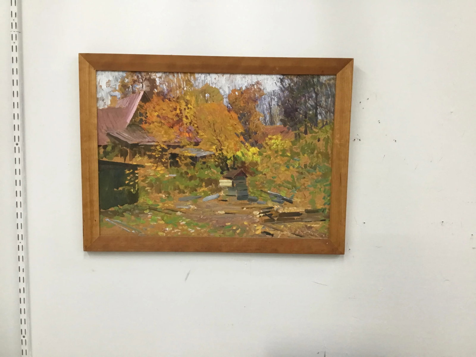 1998 "Moscow, Village Sokol" Oil Painting on Board by Piotr Ivanovich Kostinski - 2