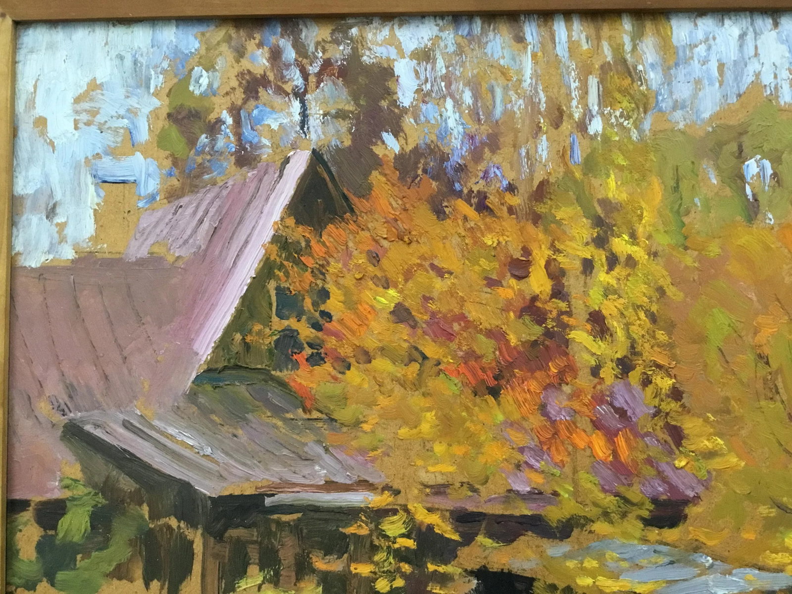 1998 "Moscow, Village Sokol" Oil Painting on Board by Piotr Ivanovich Kostinski - 7