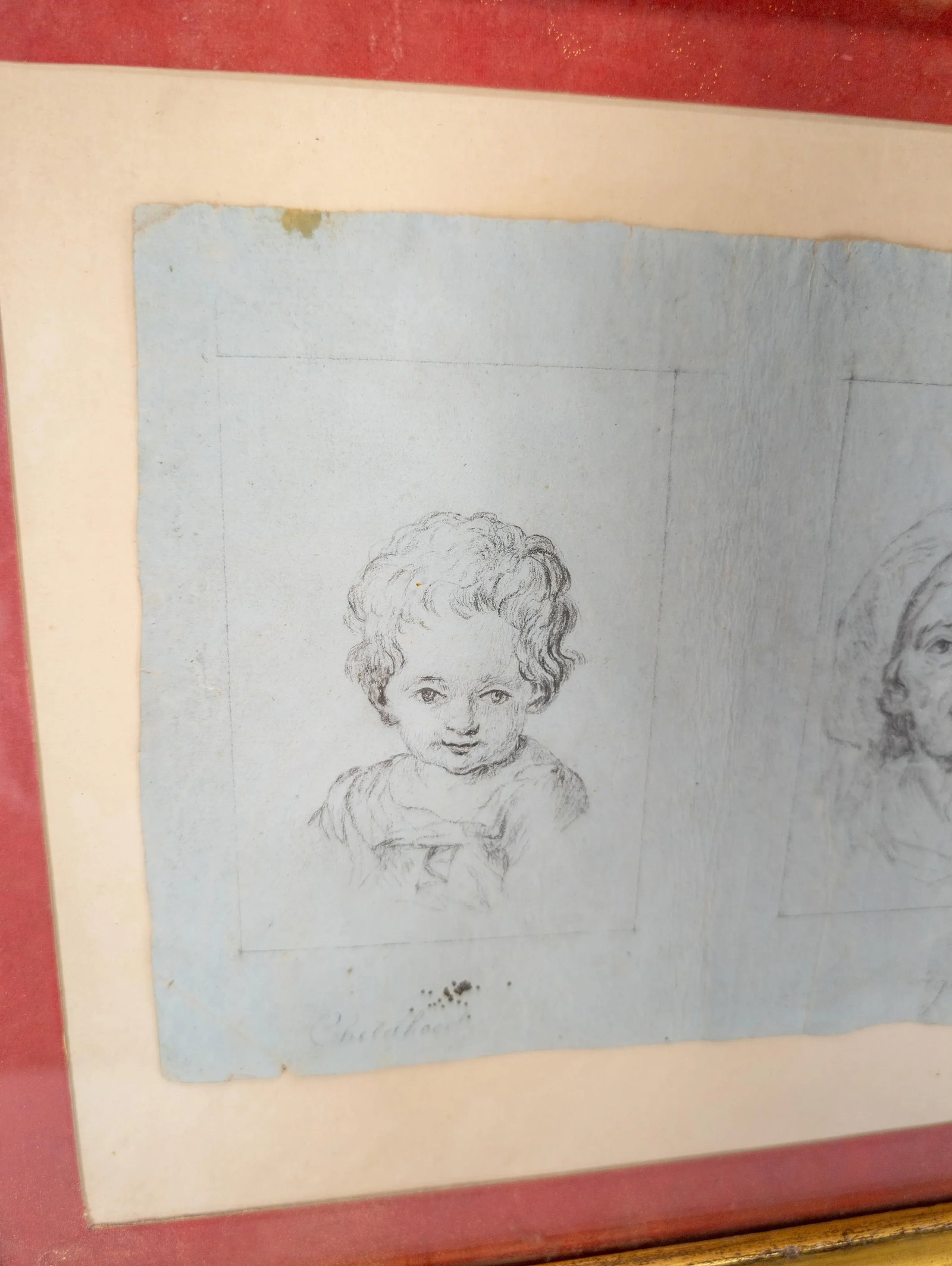 18th or 19th Century Pencil Drawing Study of Age With Childhood and Age - 3