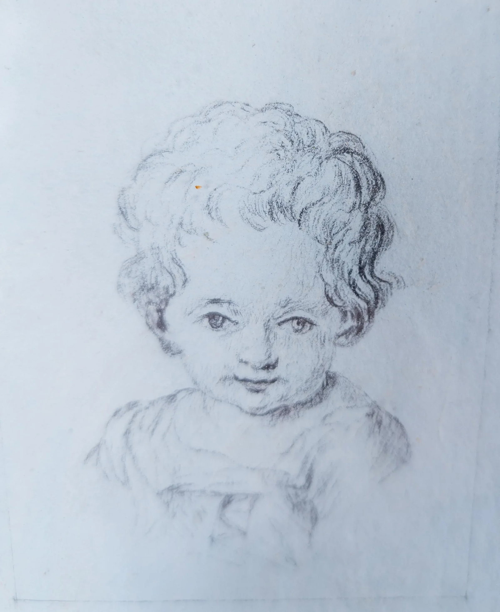 18th or 19th Century Pencil Drawing Study of Age With Childhood and Age - 7