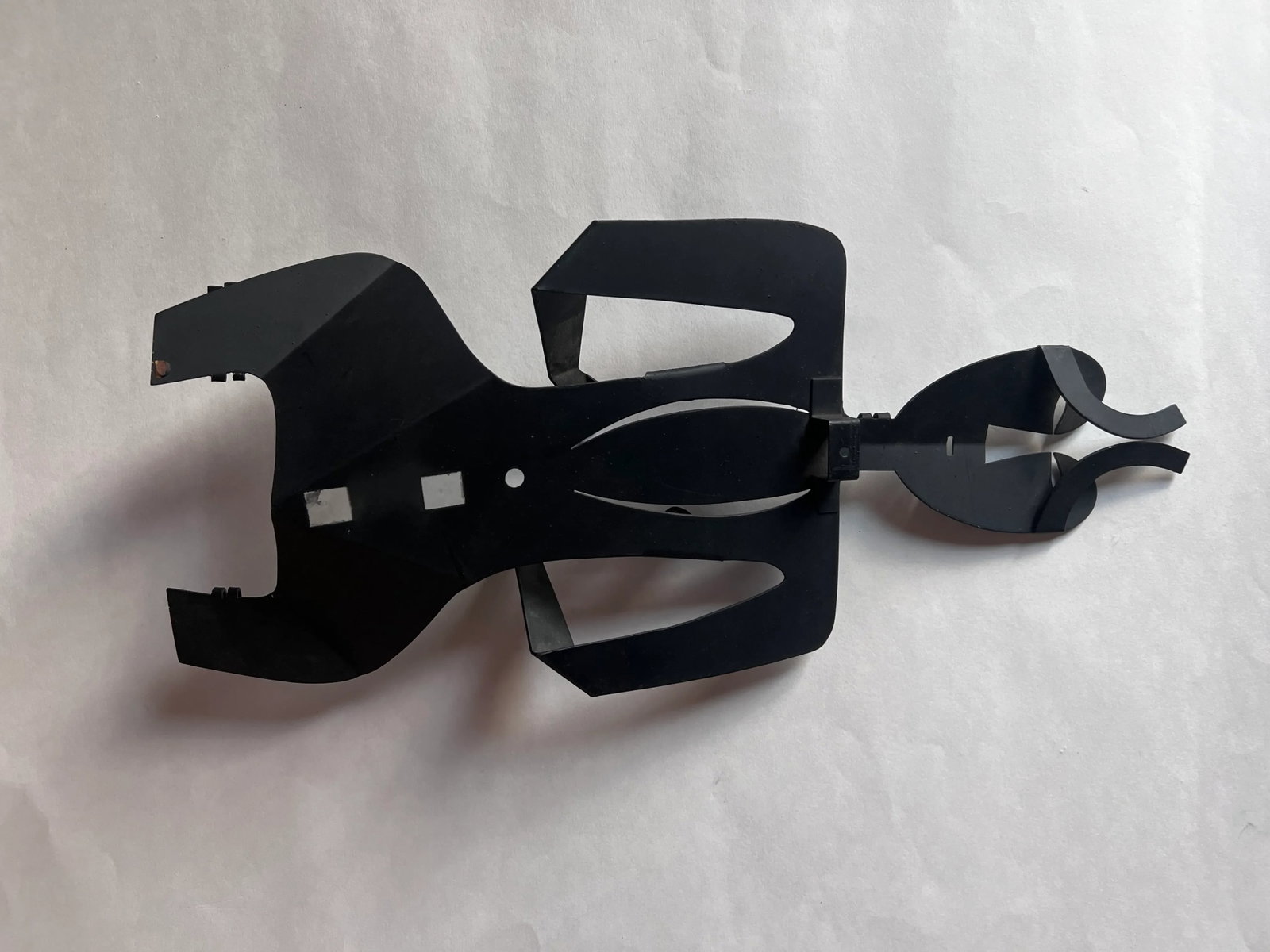 Mid Century Black Metal Figural Sculpture After Philippe Hiquily - 3