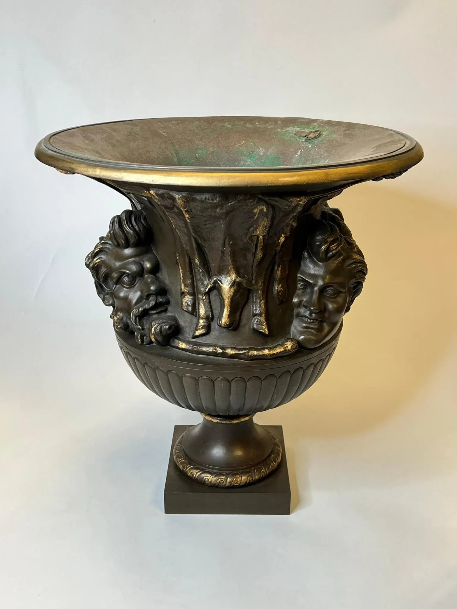 Large 19th Century French Bronze Borghese Vase Cast by Barbedienne - 6