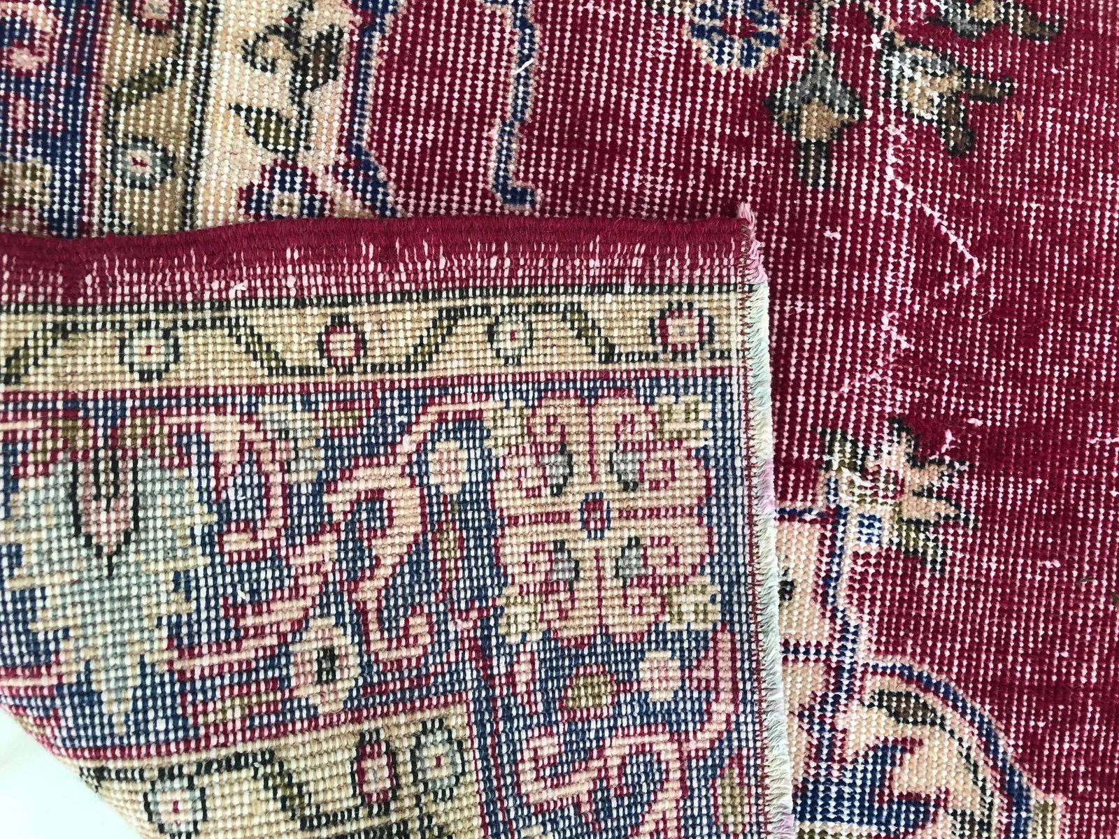 1970s Vintage Turkish Handwoven Rug - 5'6'' * 8'5'' - 4