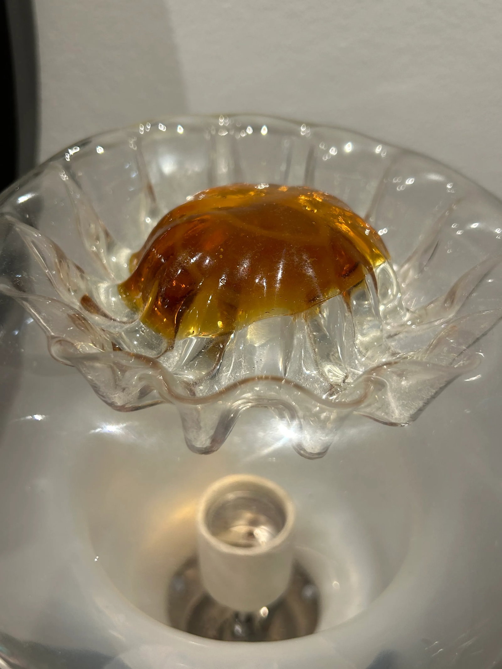 Chrome and Murano Glass Lamp, Italy, 1970 - 7