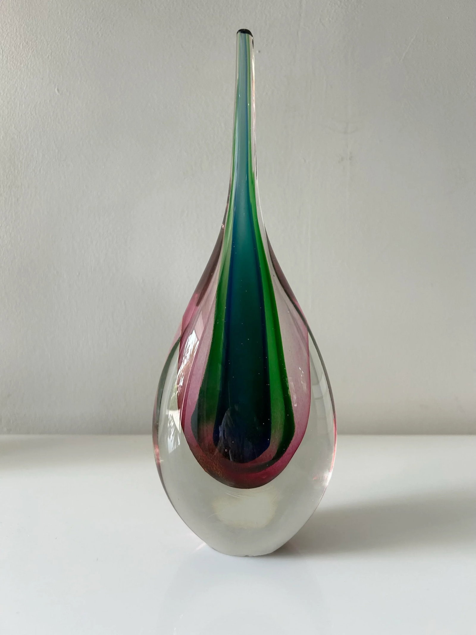 Sommerso Teardrop by Flavio Poli for Seguso Vetri D'Arte, 1960's - 2