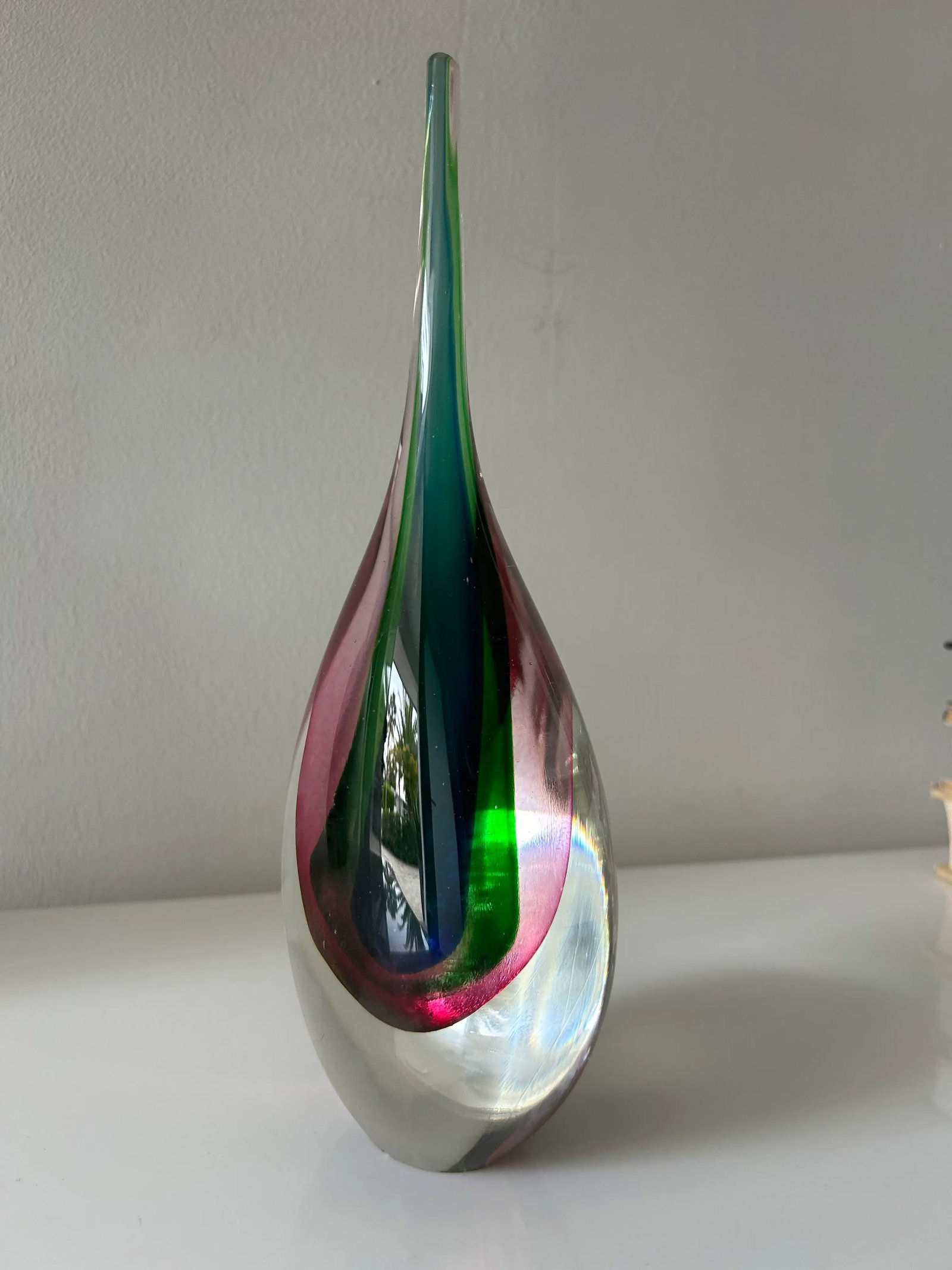 Sommerso Teardrop by Flavio Poli for Seguso Vetri D'Arte, 1960's - 5