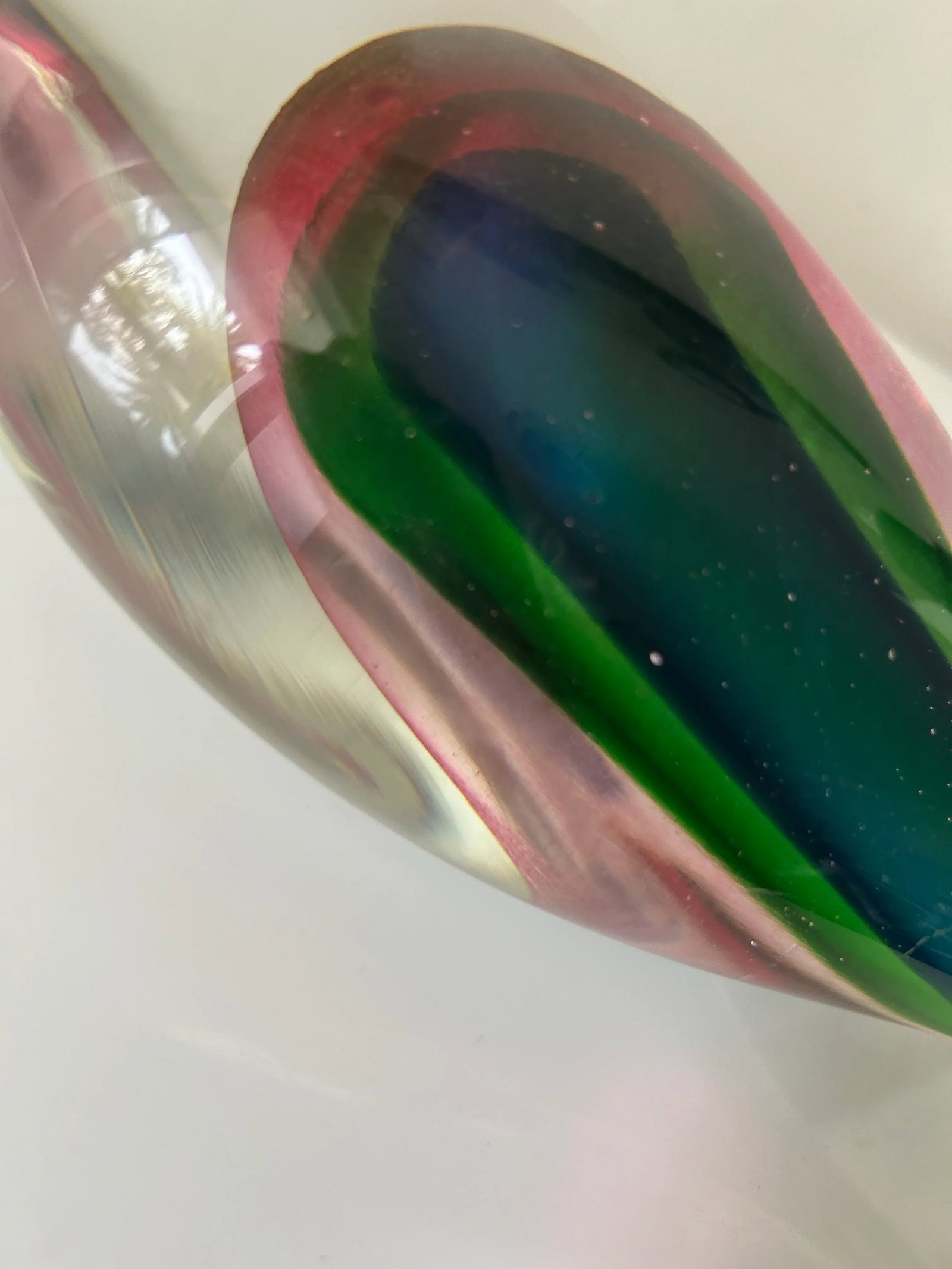 Sommerso Teardrop by Flavio Poli for Seguso Vetri D'Arte, 1960's - 7